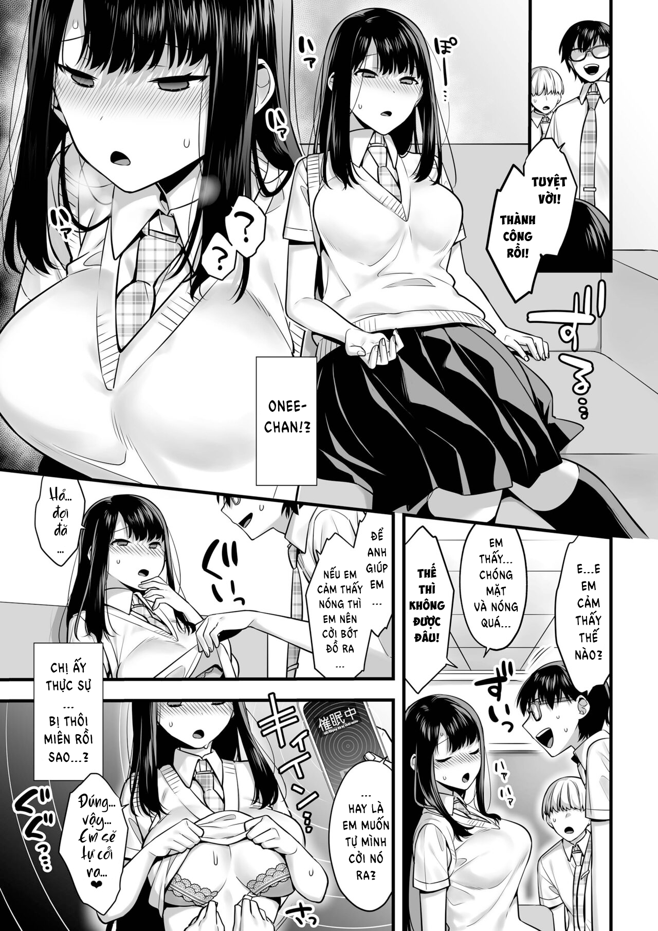 Đọc truyện hentai Liệu cặp sinh đôi có bị thôi miên cùng lúc không? - Oneshot