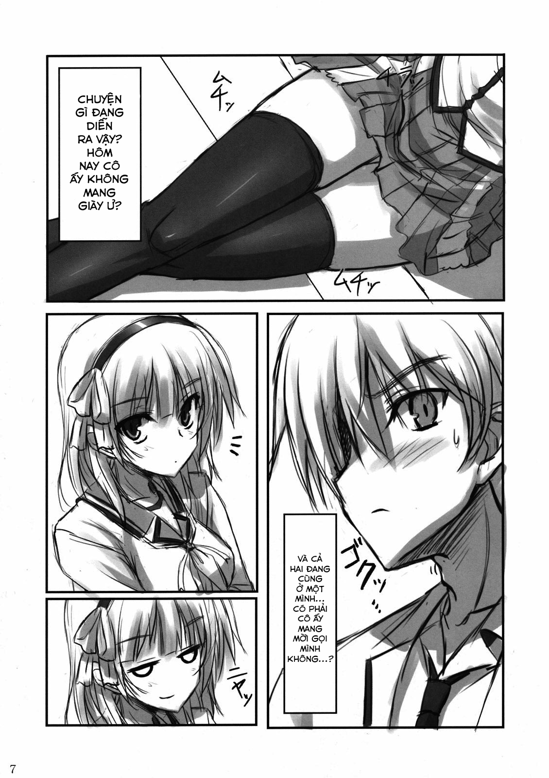 Đọc truyện hentai Angel Kneeso! (Angel Beats) - Oneshot