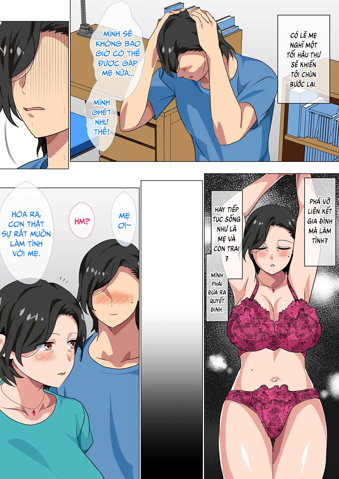 Đọc truyện hentai Câu chuyện về việc tôi đã thổ lộ tình cảm của mình với mẹ và bà cho tôi quan hệ tình dục với bà chỉ trong một ngày - Chap 1
