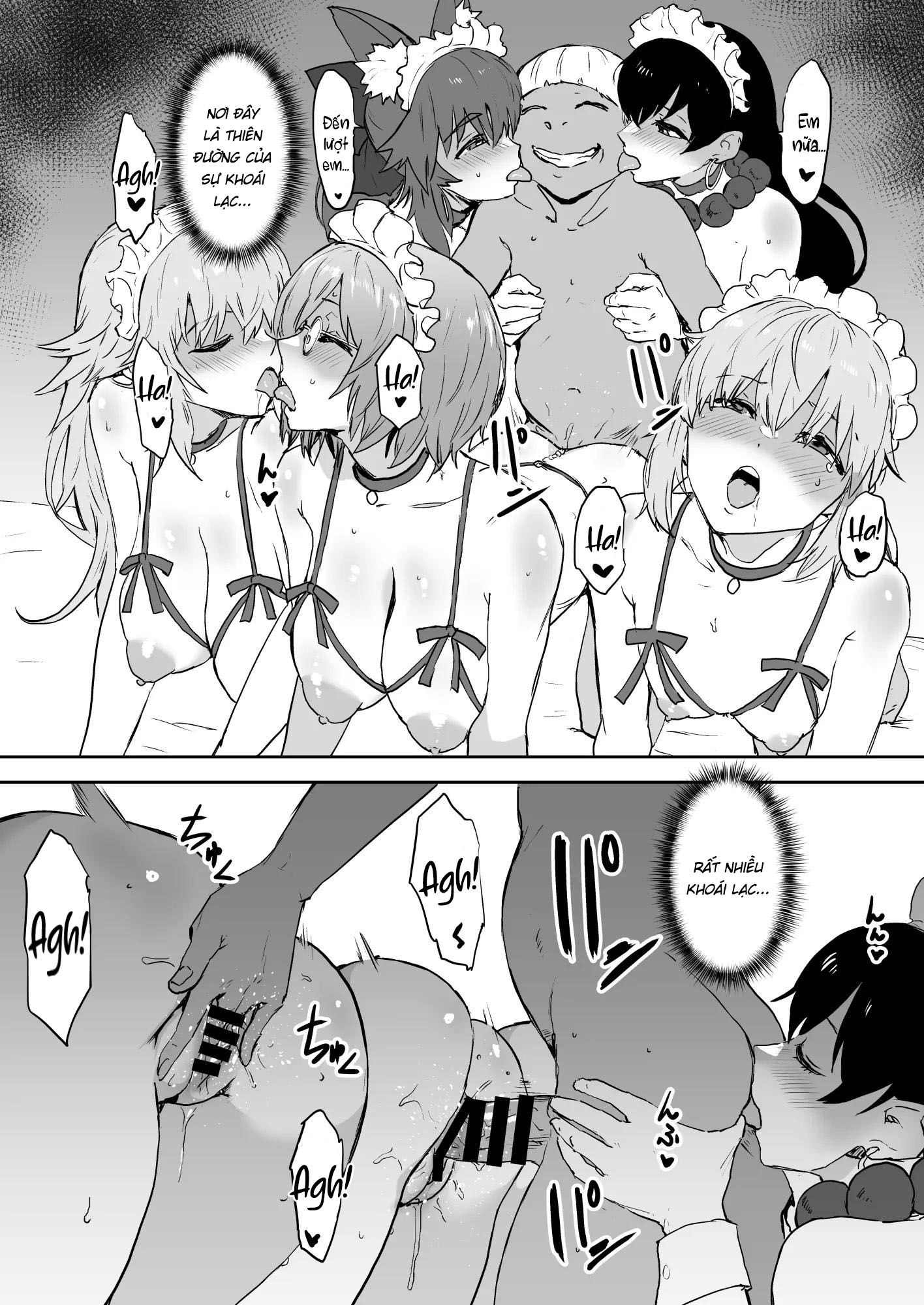 Đọc truyện hentai Mash bị bắt vào trang trại con người! - Oneshot nứng