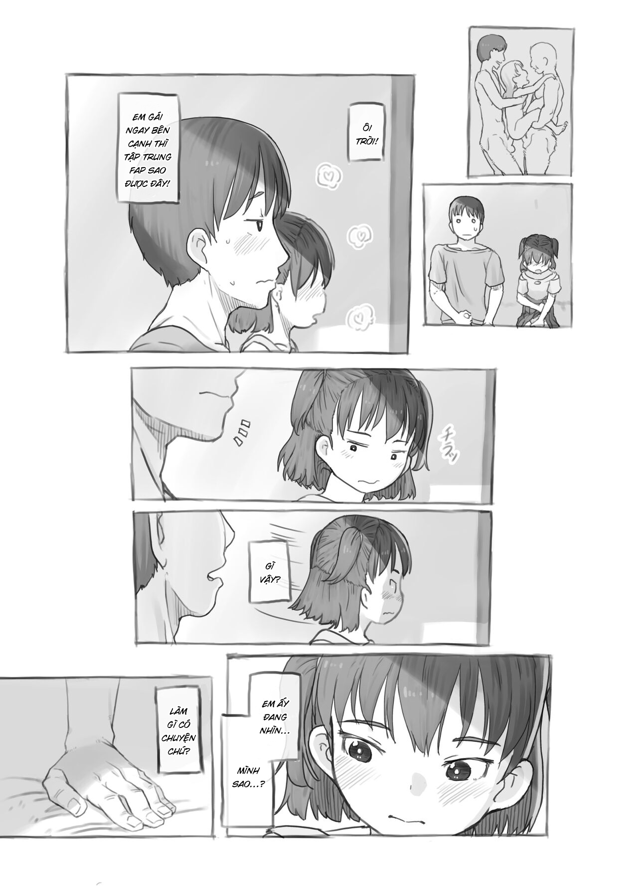 Đọc truyện hentai Fap cùng em gái - Chap 1