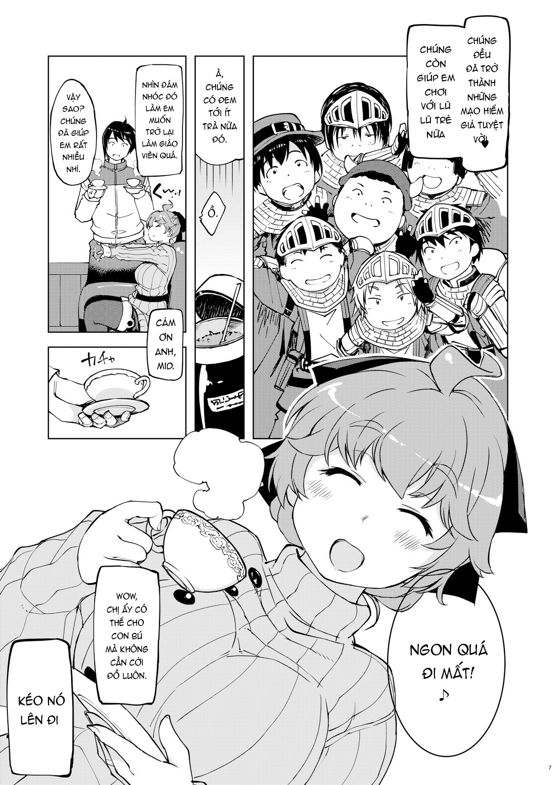 Đọc truyện hentai Ngủ đi, thưa ông - Motto x2! Onemuri Rune Sensei