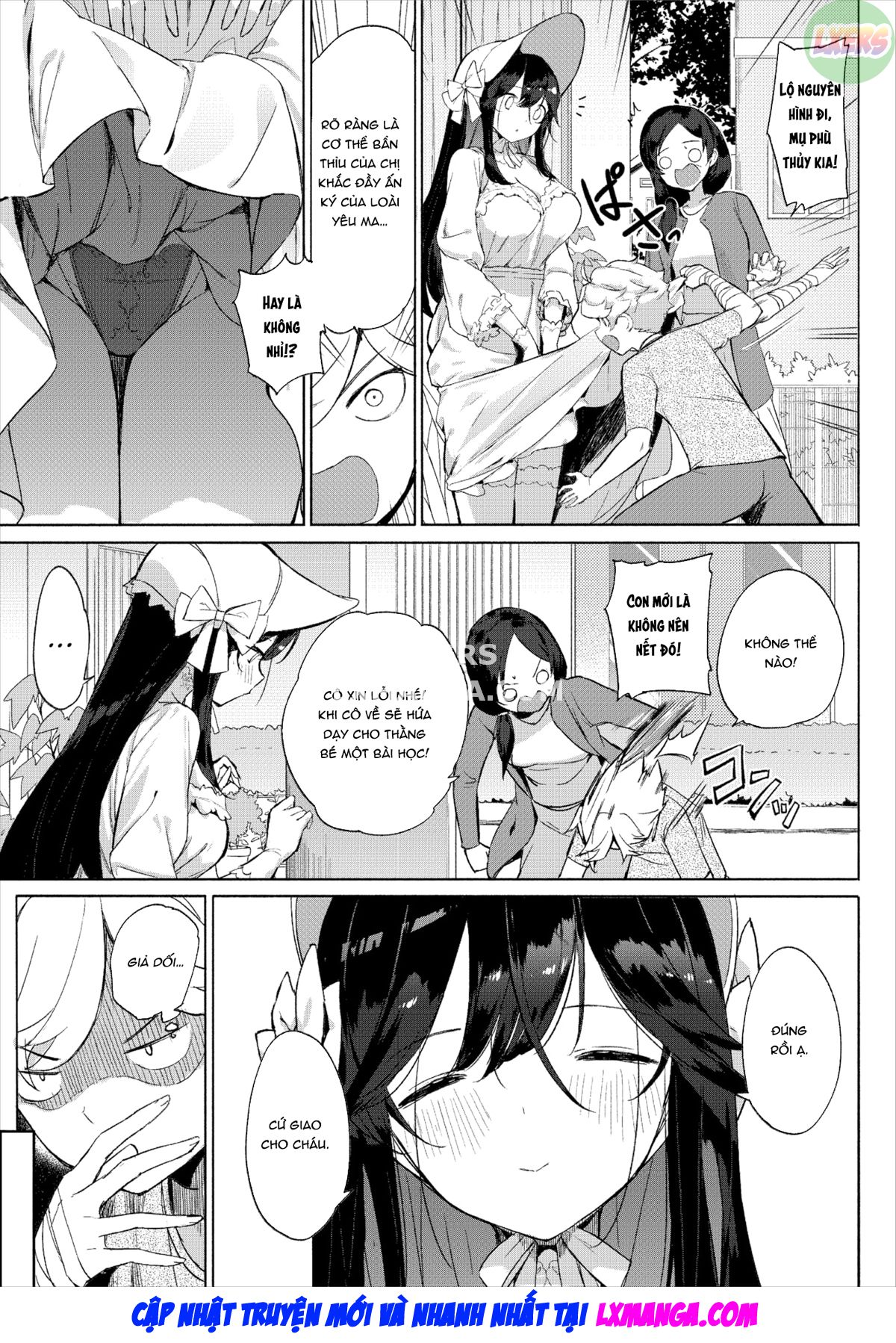 Đọc truyện hentai Tận dụng lợi thế của phù thủy bên cạnh! - Oneshot