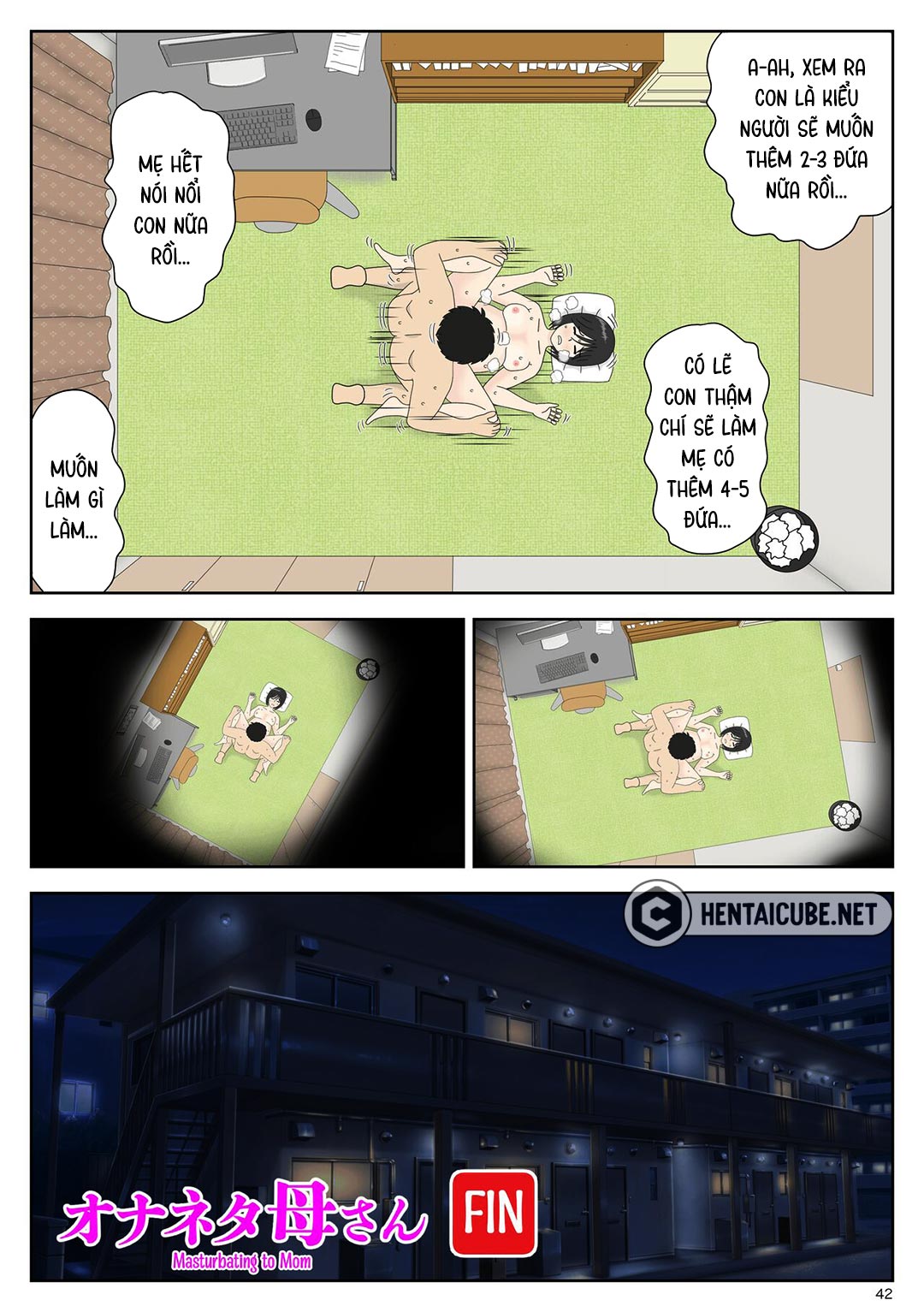 Đọc truyện hentai Bị mẹ phát hiện đang rình trộm thủ dâm - Chap 4 - Thú vui của con trai tôi