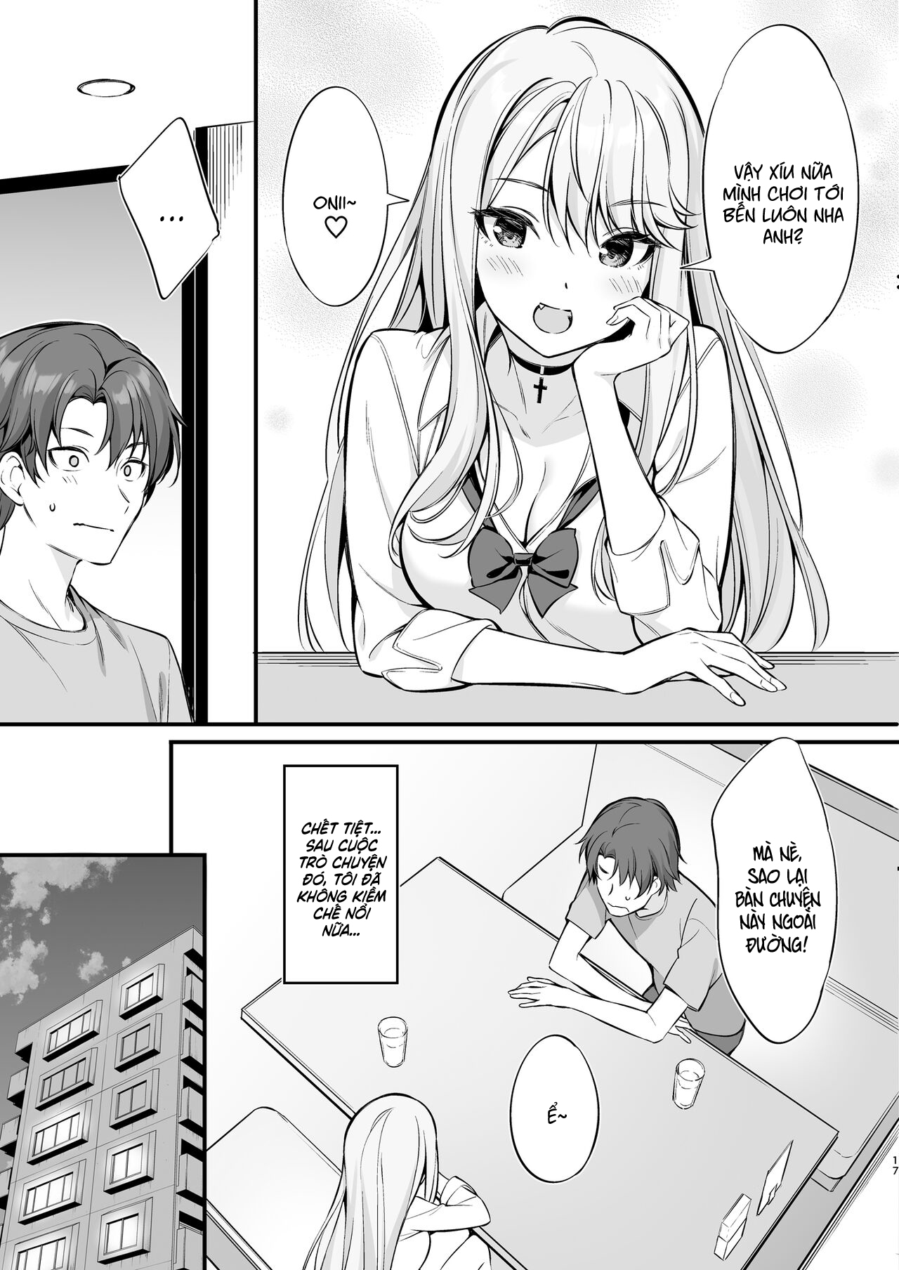 Đọc truyện hentai Gái Quen Trên Mạng Hóa Ra Là Nhỏ Em Gyaru - Anh trai x em gái