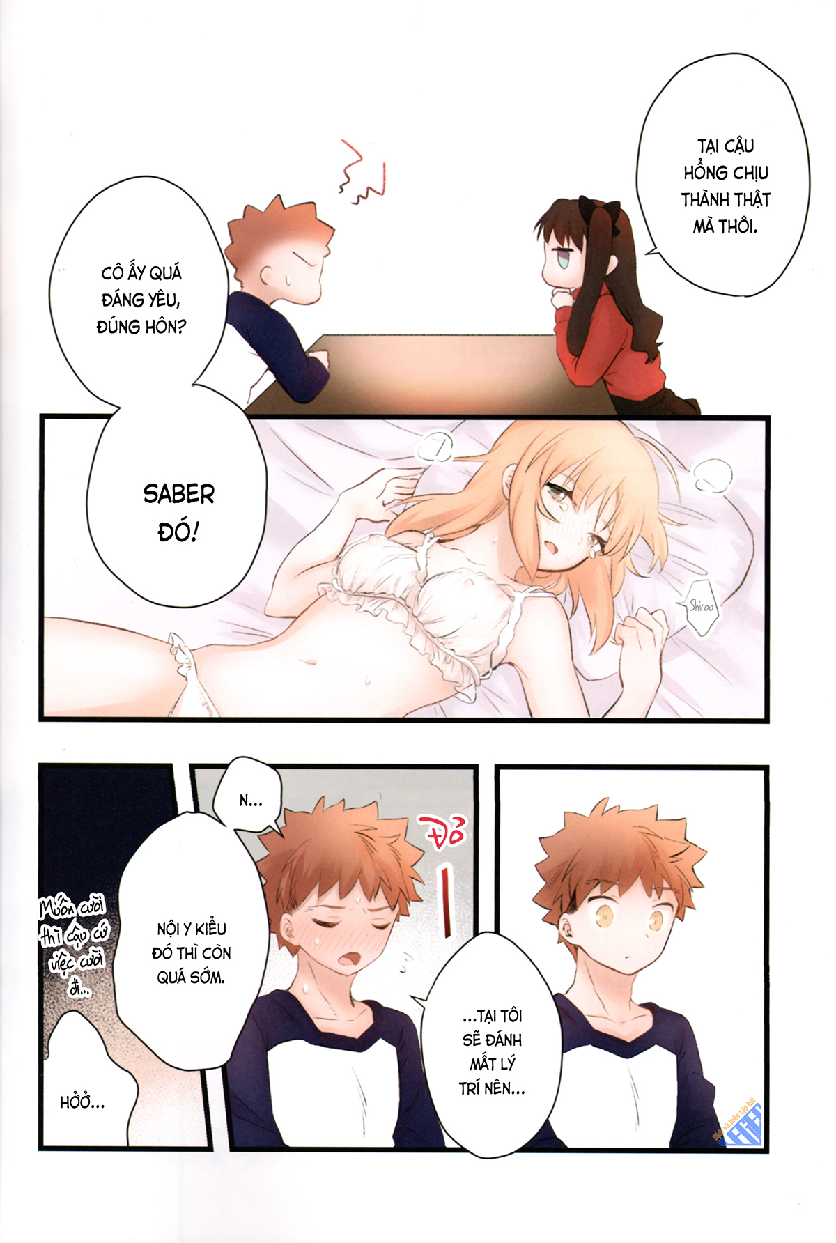 Đọc truyện hentai Nội y kiểu đó còn quá sớm với tôi (Fate／stay night) - Oneshot