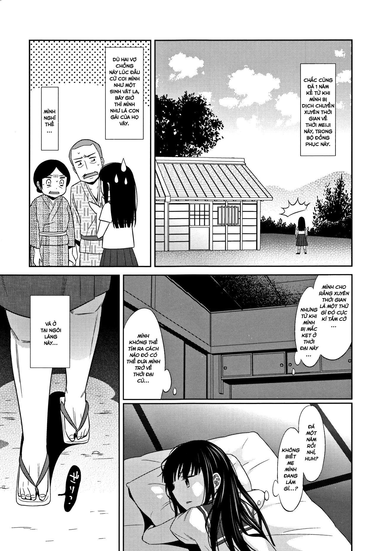 Đọc truyện hentai Heisei JC in Meiji Yobaimura - Chap 1