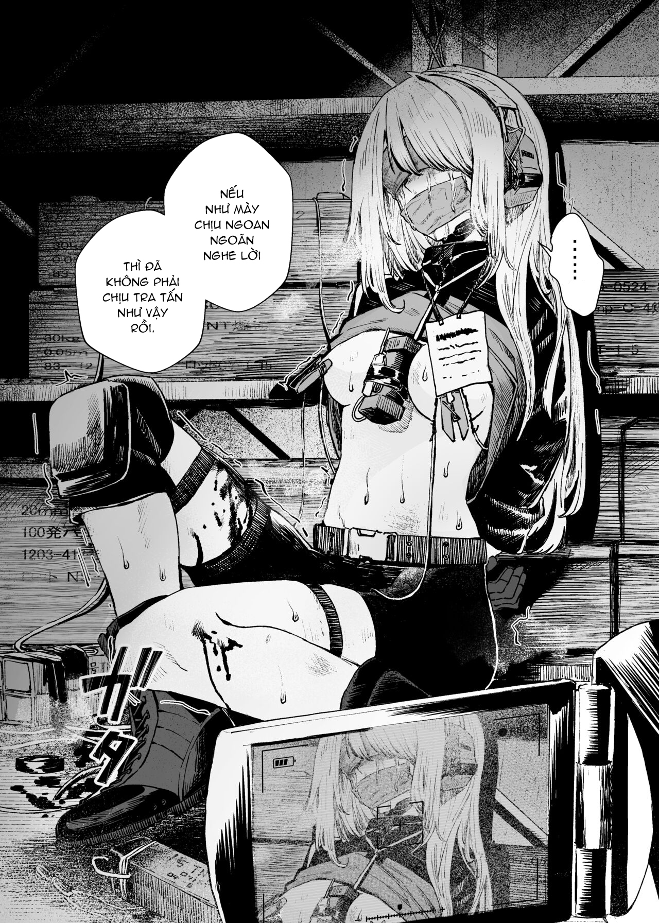 Đọc truyện hentai Thiếu nữ quân nhân thua trận - Oneshot