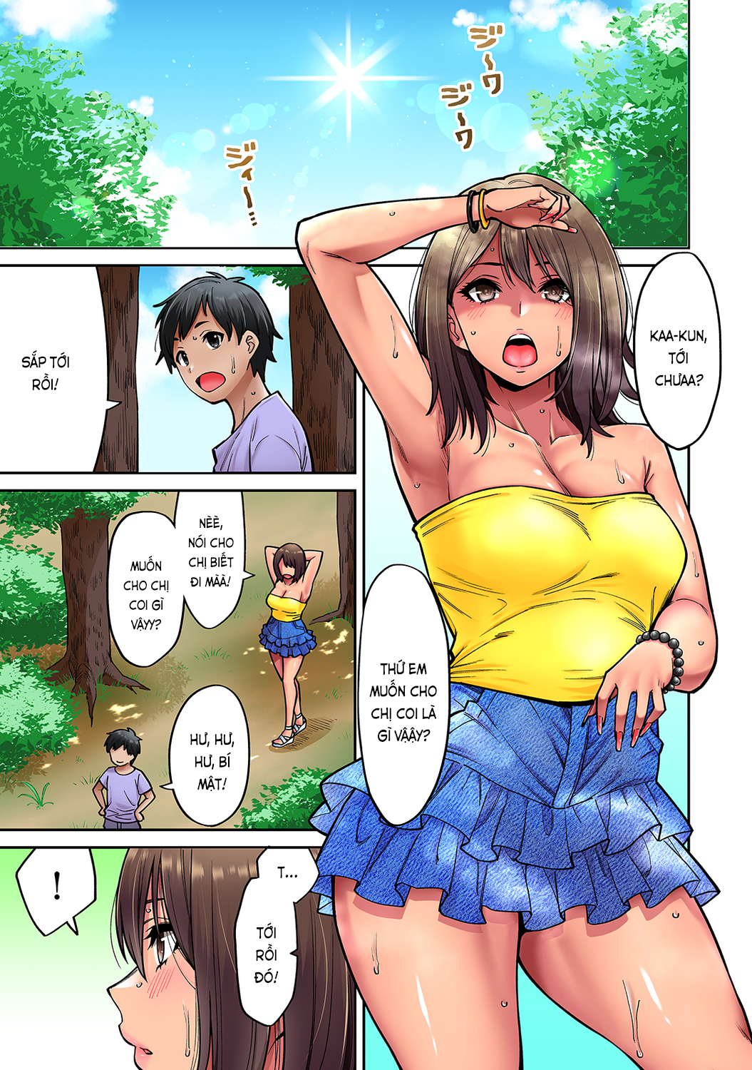 Đọc truyện hentai Người chị tôi thầm mến trở về trong bộ dạng gái lai Tây - Ch. 4