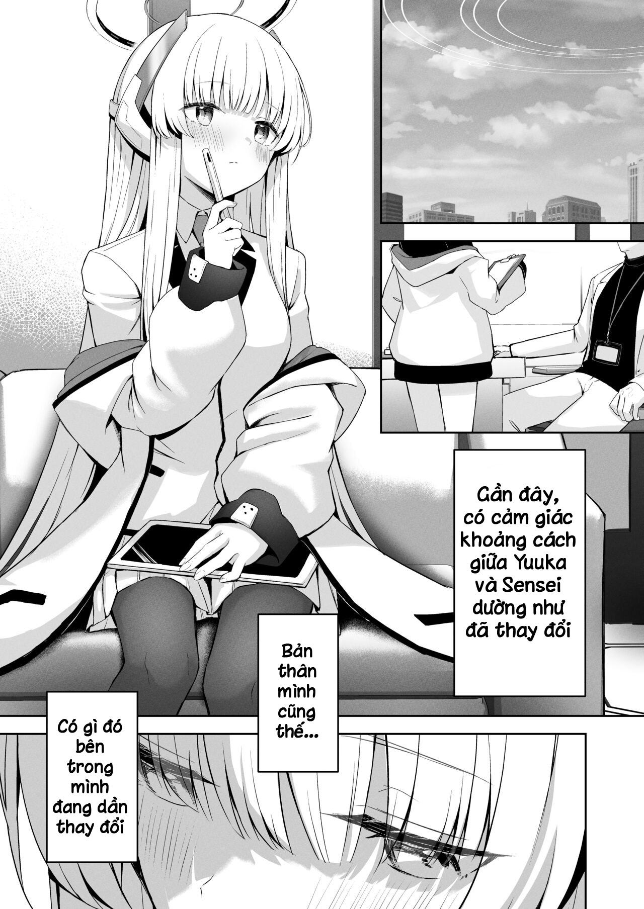 Đọc truyện hentai Noa nhận thấy Yuuka và Sensei ngày càng thân thiết - Oneshot