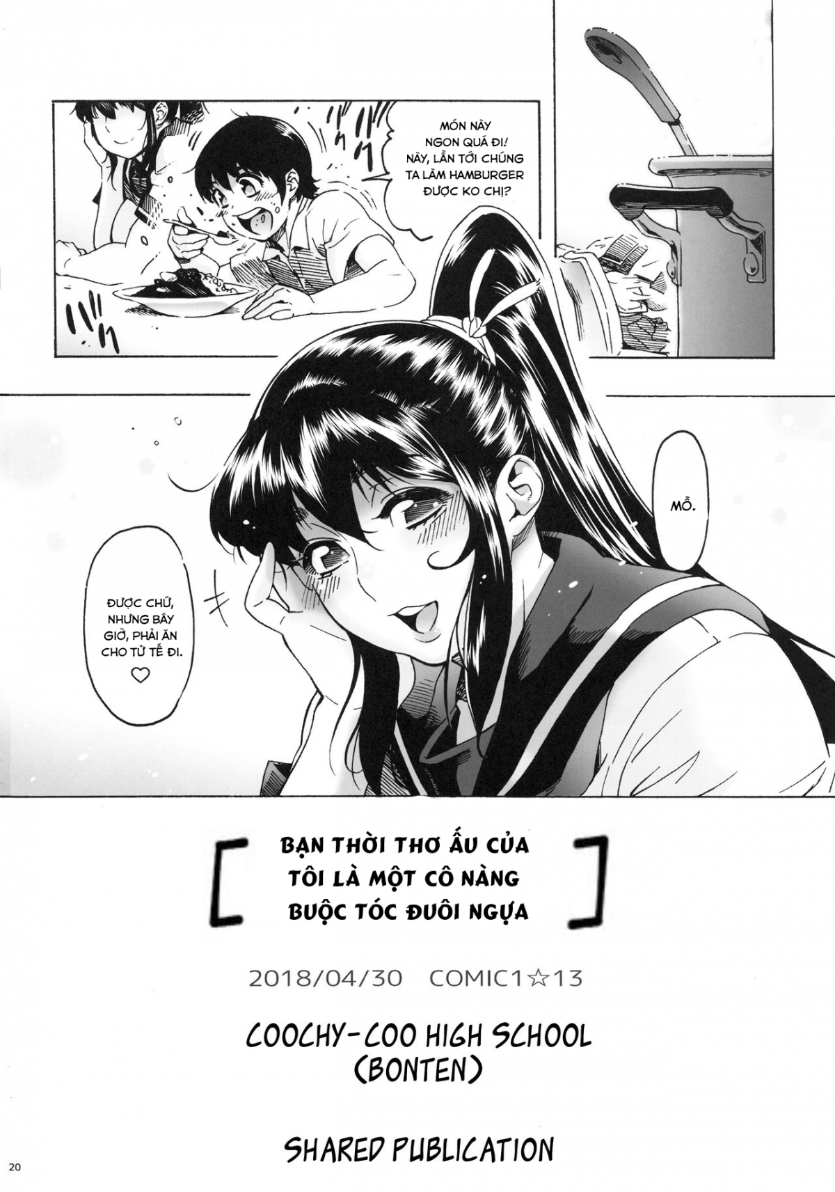 Đọc truyện hentai Bạn thời thơ ấu của tôi là một cô nàng buộc tóc đuôi ngựa - Chap 1