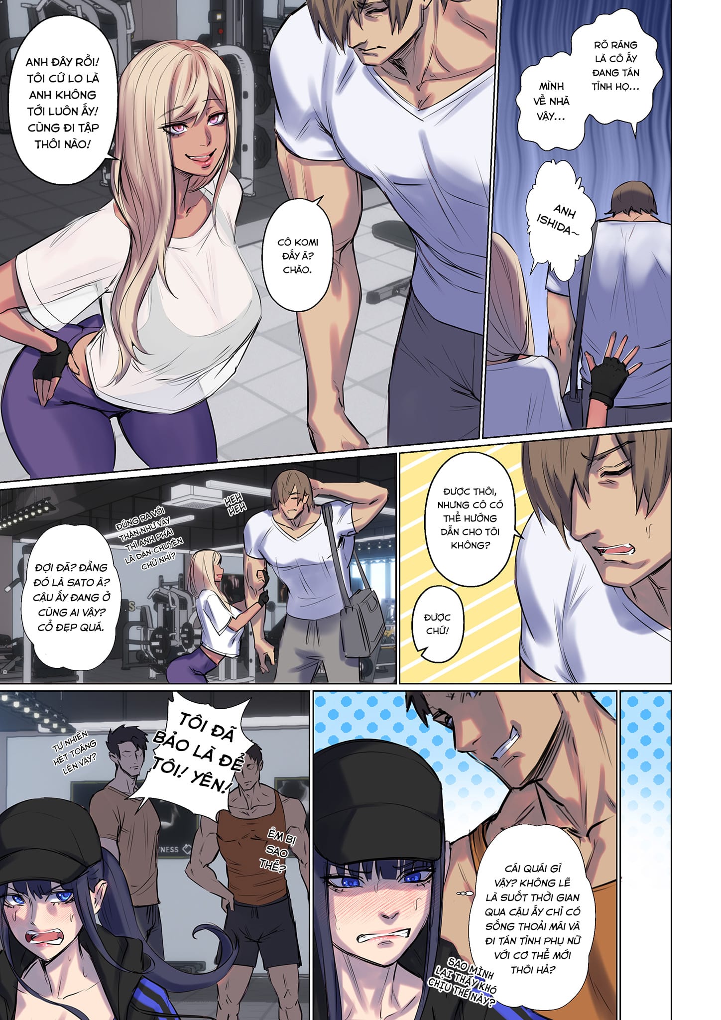 Đọc truyện hentai Bắt cóc người ngoài hành tinh - Chap 3 - Phòng gym