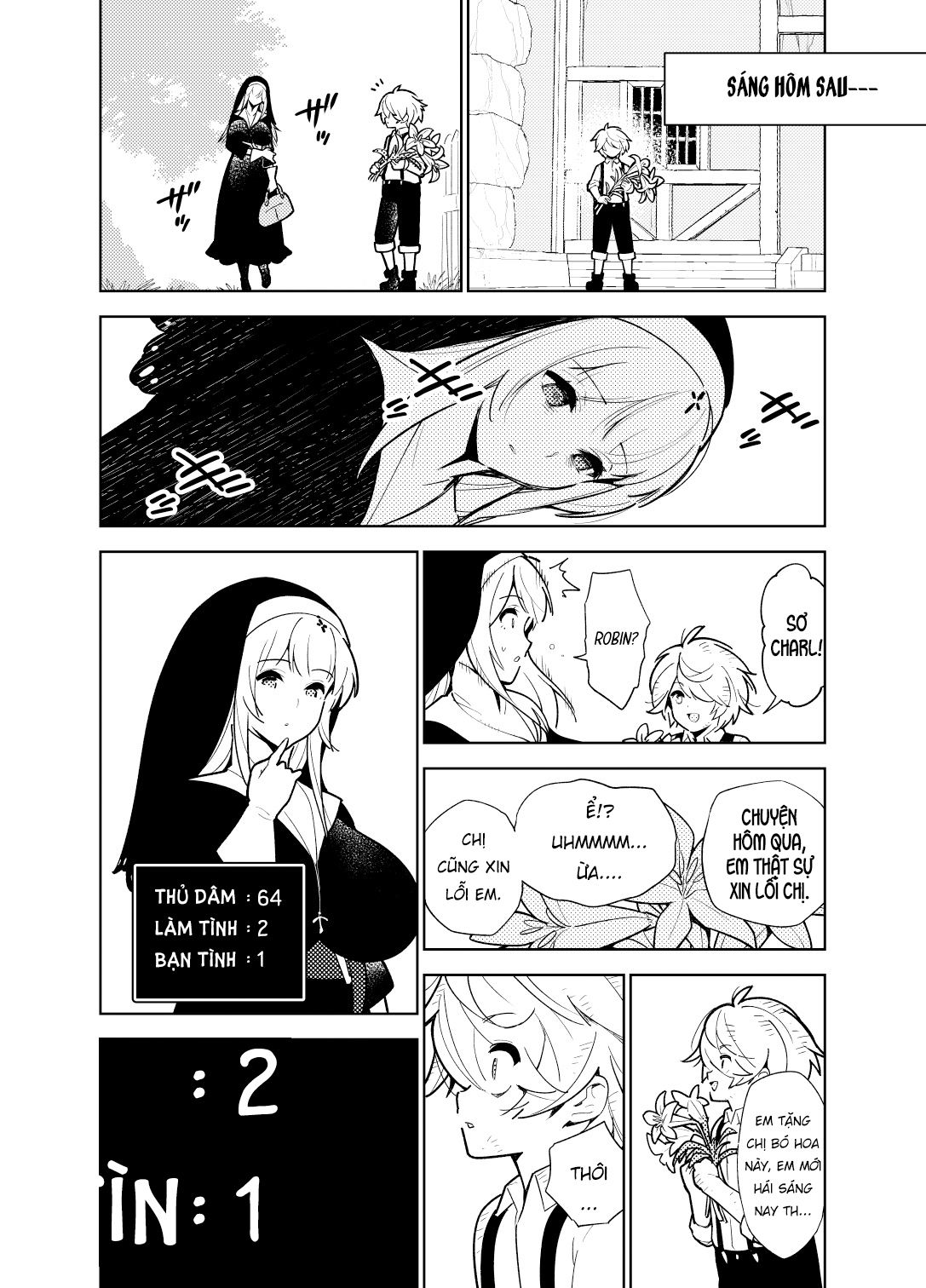 Đọc truyện hentai Tôi thấy được chỉ số dâm tà của chị sơ yêu quý và rồi - Oneshot