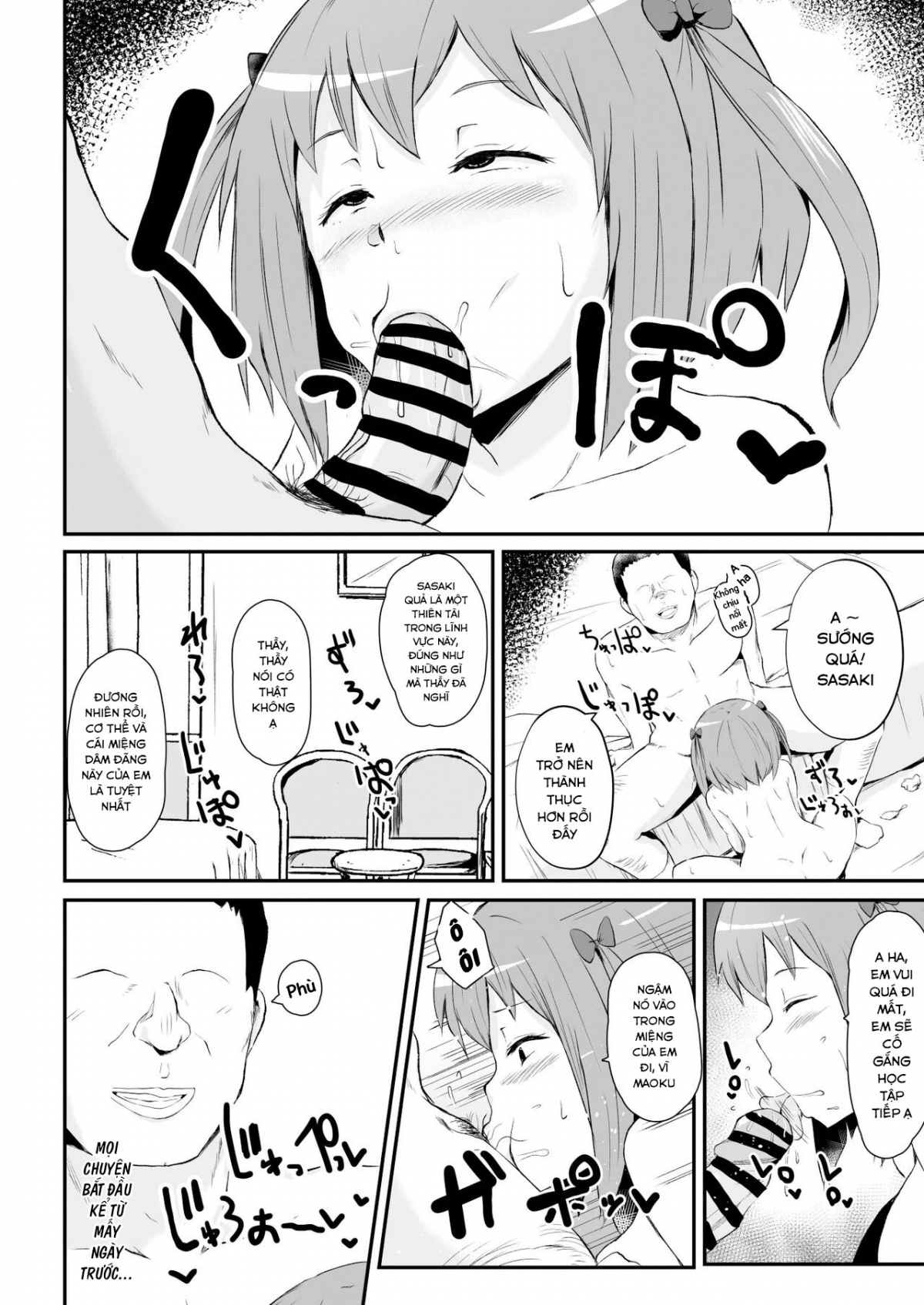 Đọc truyện hentai Làm tình với 3 em nữ sinh Chap 1