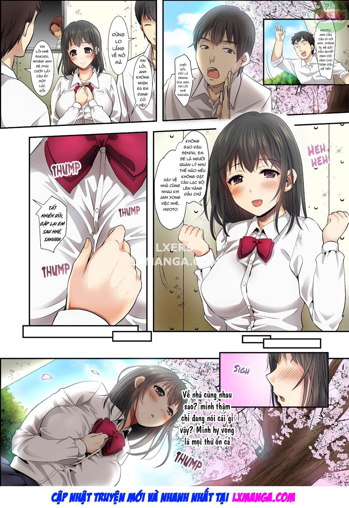 Đọc truyện hentai Khi hoa anh đào rơi - Oneshot