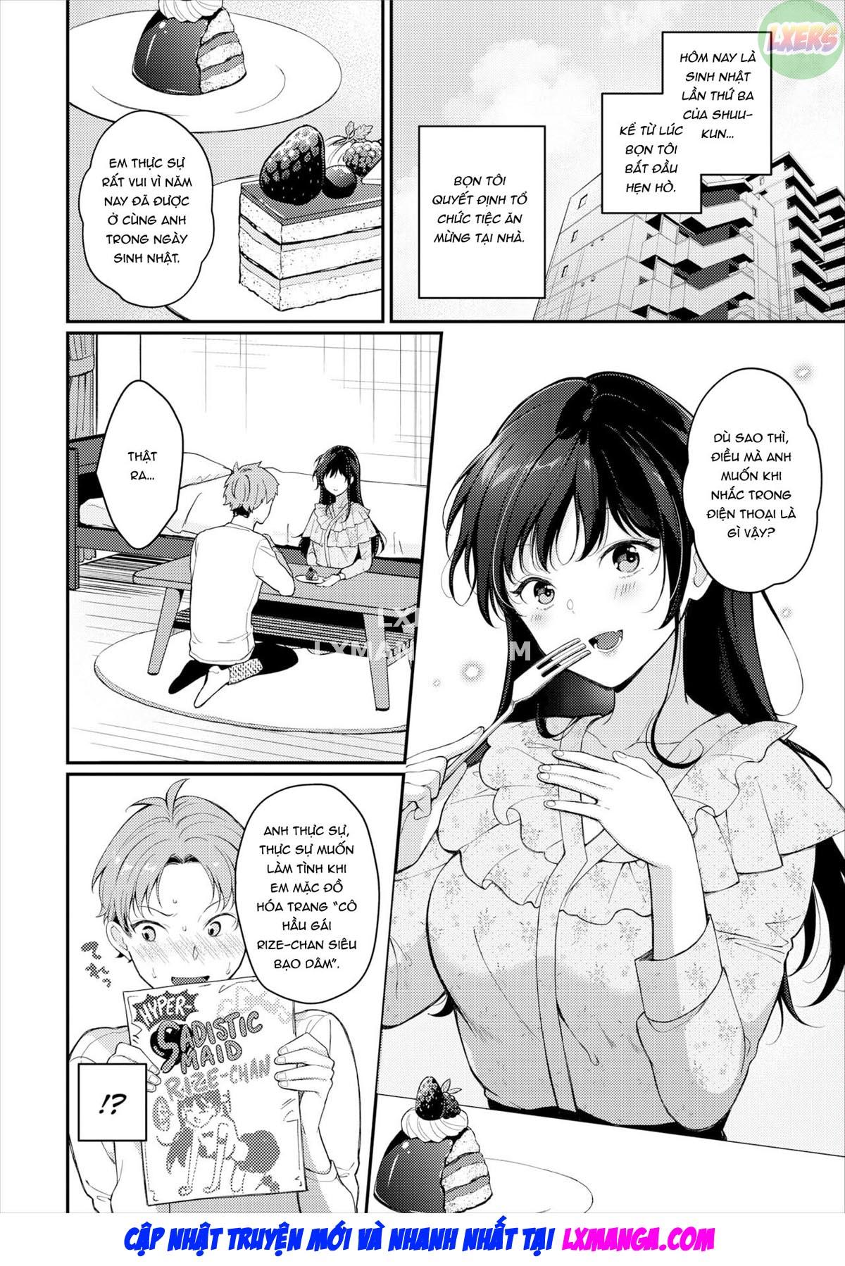 Đọc truyện hentai Cô hầu gái Do S Rize-chan - Oneshot