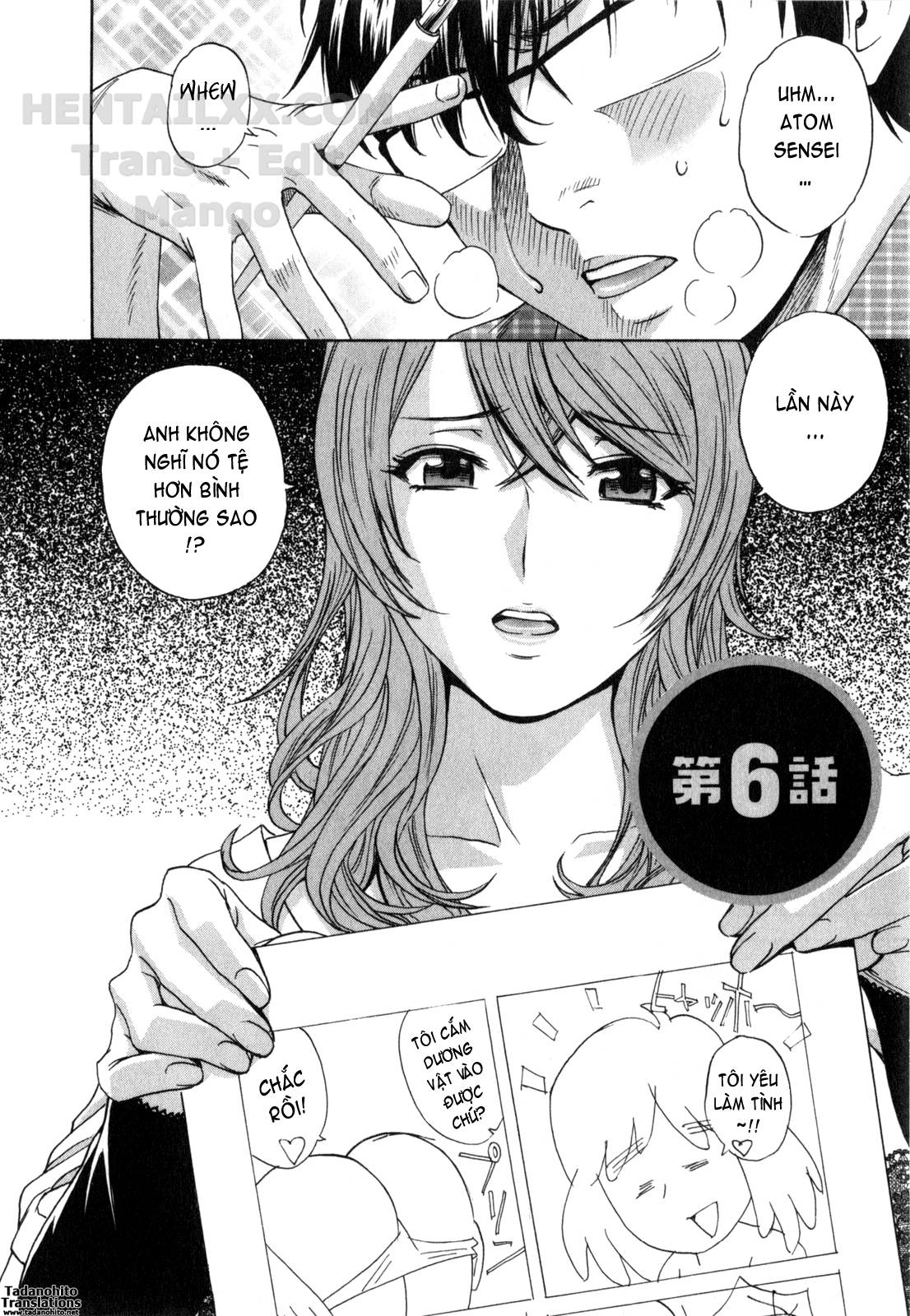Đọc truyện hentai Life With Married Women Just Like A Manga - Chap 25