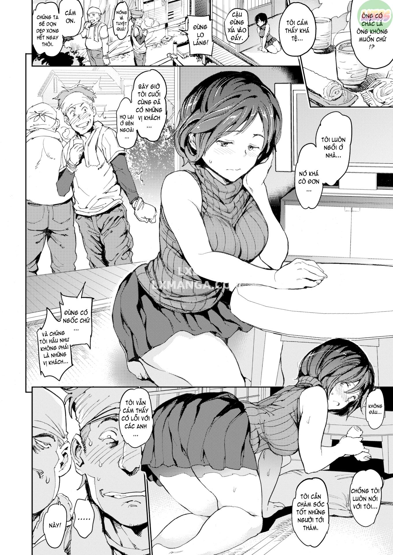 Đọc truyện hentai Sự hiếu khách của vợ Oneshot