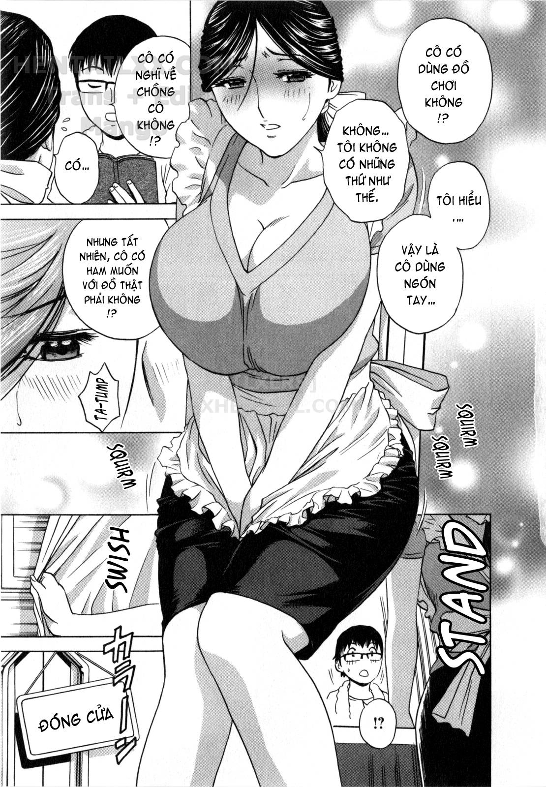 Đọc truyện hentai Life With Married Women Just Like A Manga - Chap 4
