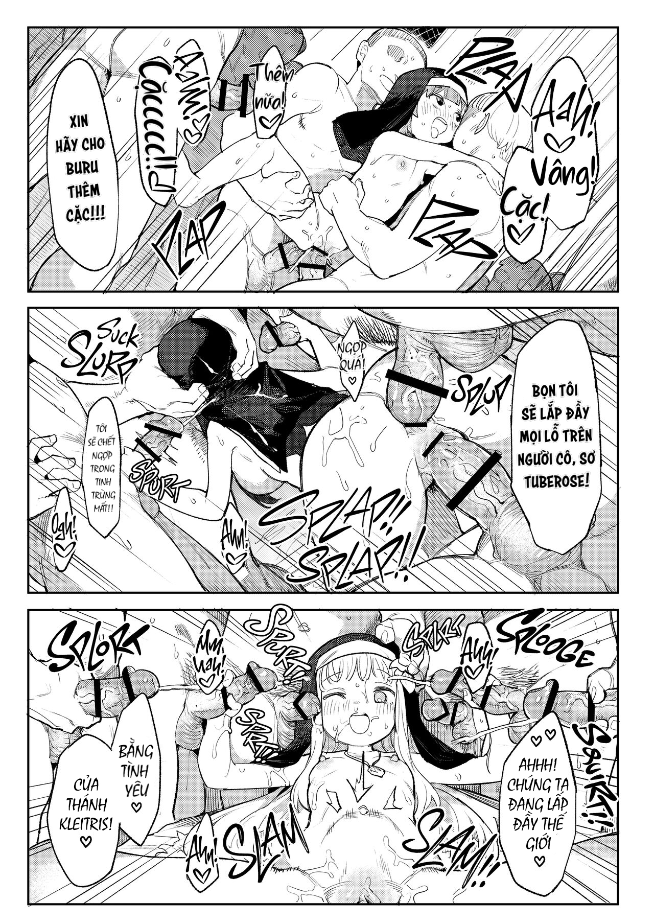 Đọc truyện hentai Nhà vệ sinh Saint Blanca - Oneshot