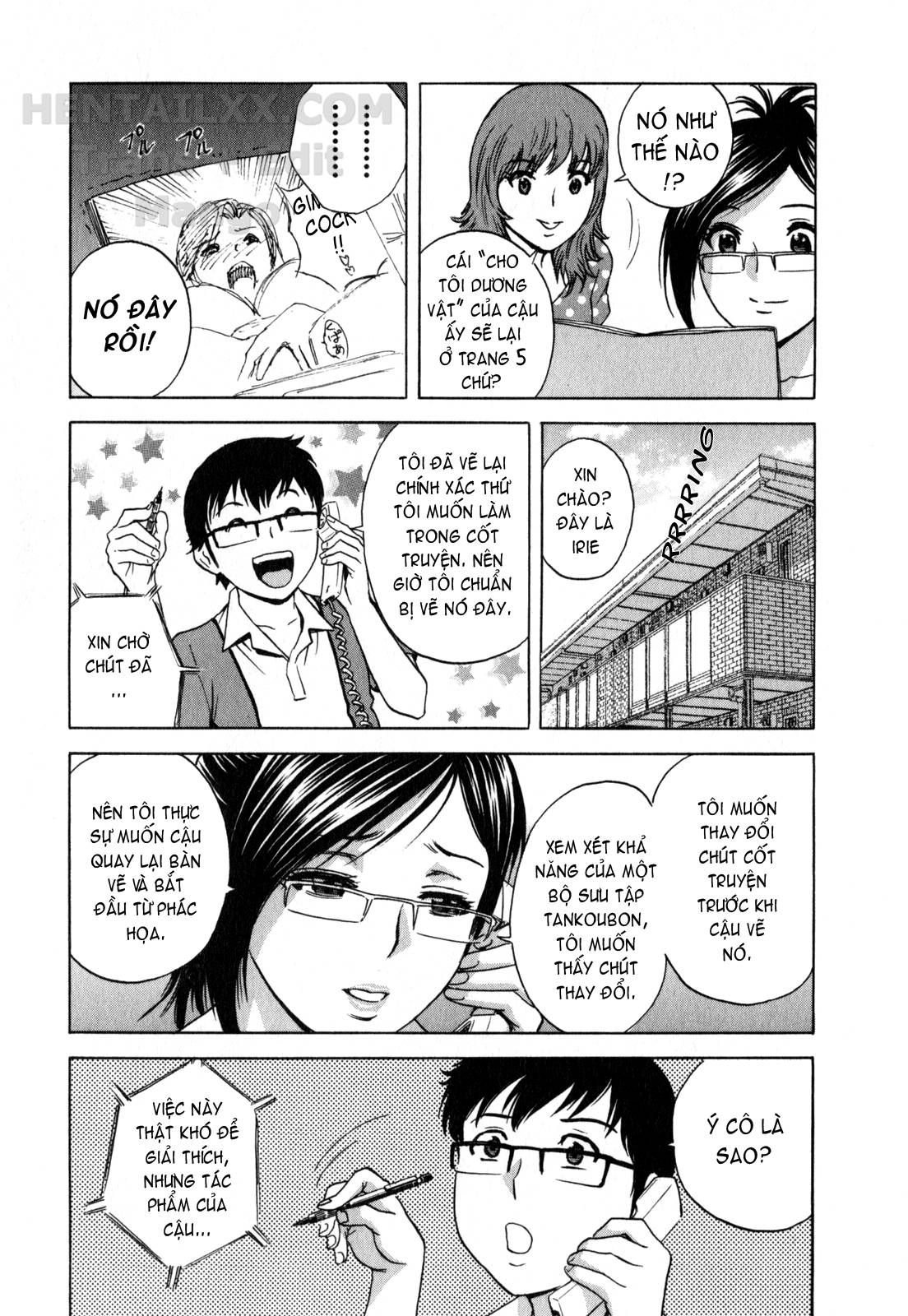 Đọc truyện hentai Life With Married Women Just Like A Manga - Chap 18