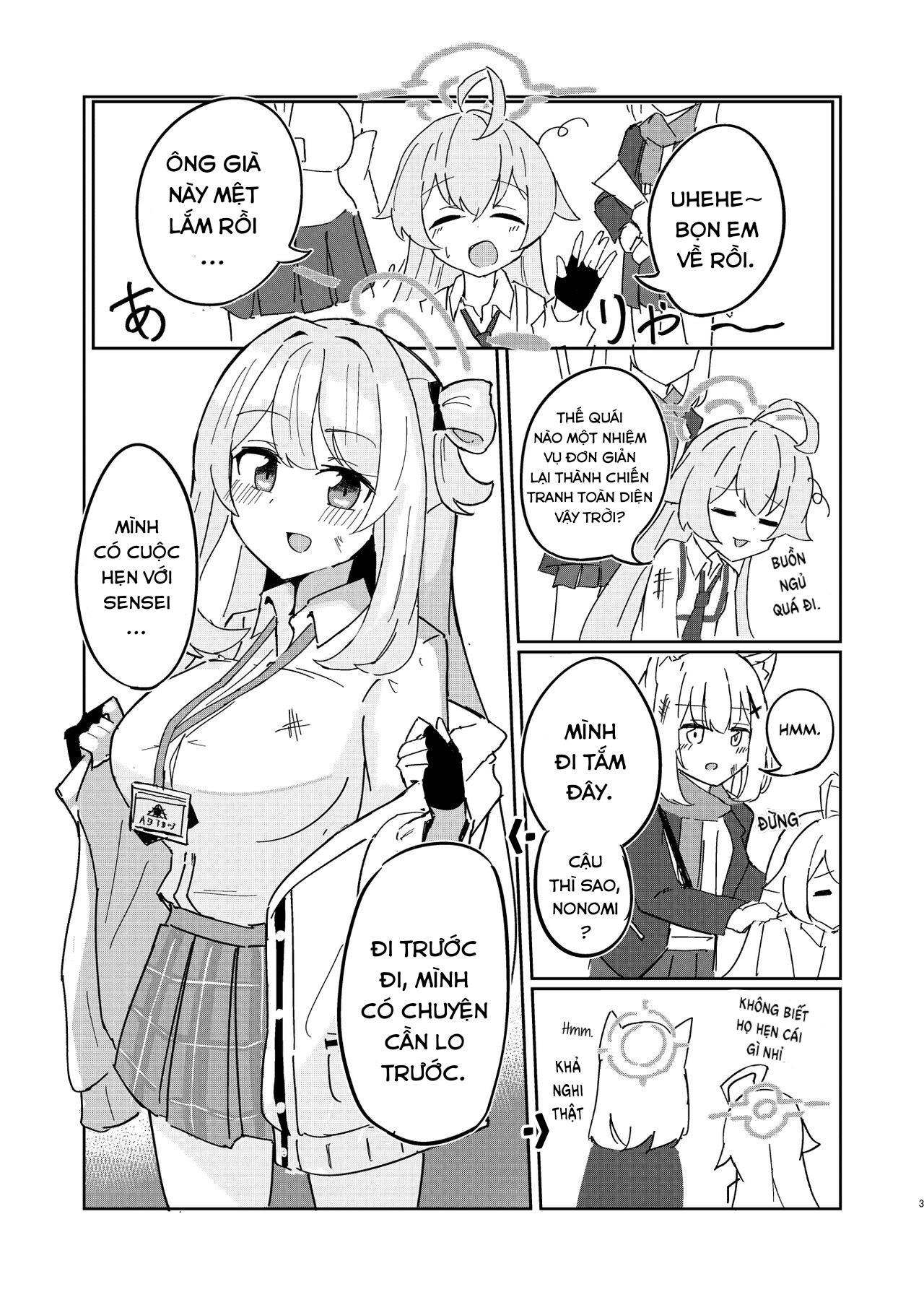 Đọc truyện hentai Sự thoái hóa của Lực lượng đặc nhiệm tịch thu tài sản Blue Archive - Oneshot