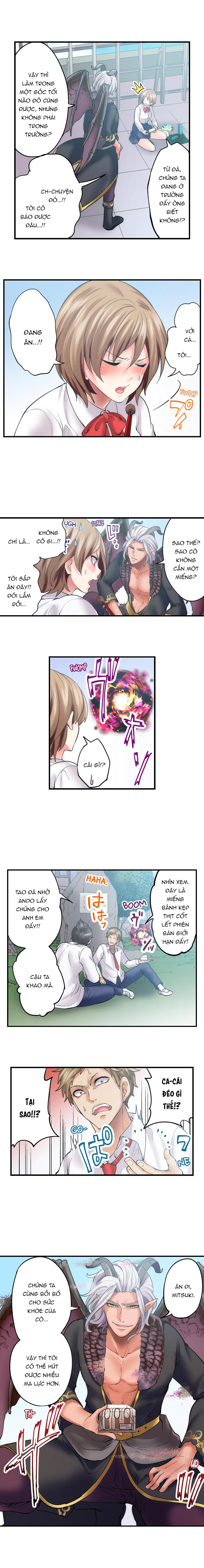 Đọc truyện hentai Hợp đồng của quỷ Satan - Chapter 8: Mãi mới có ngày nghỉ :((