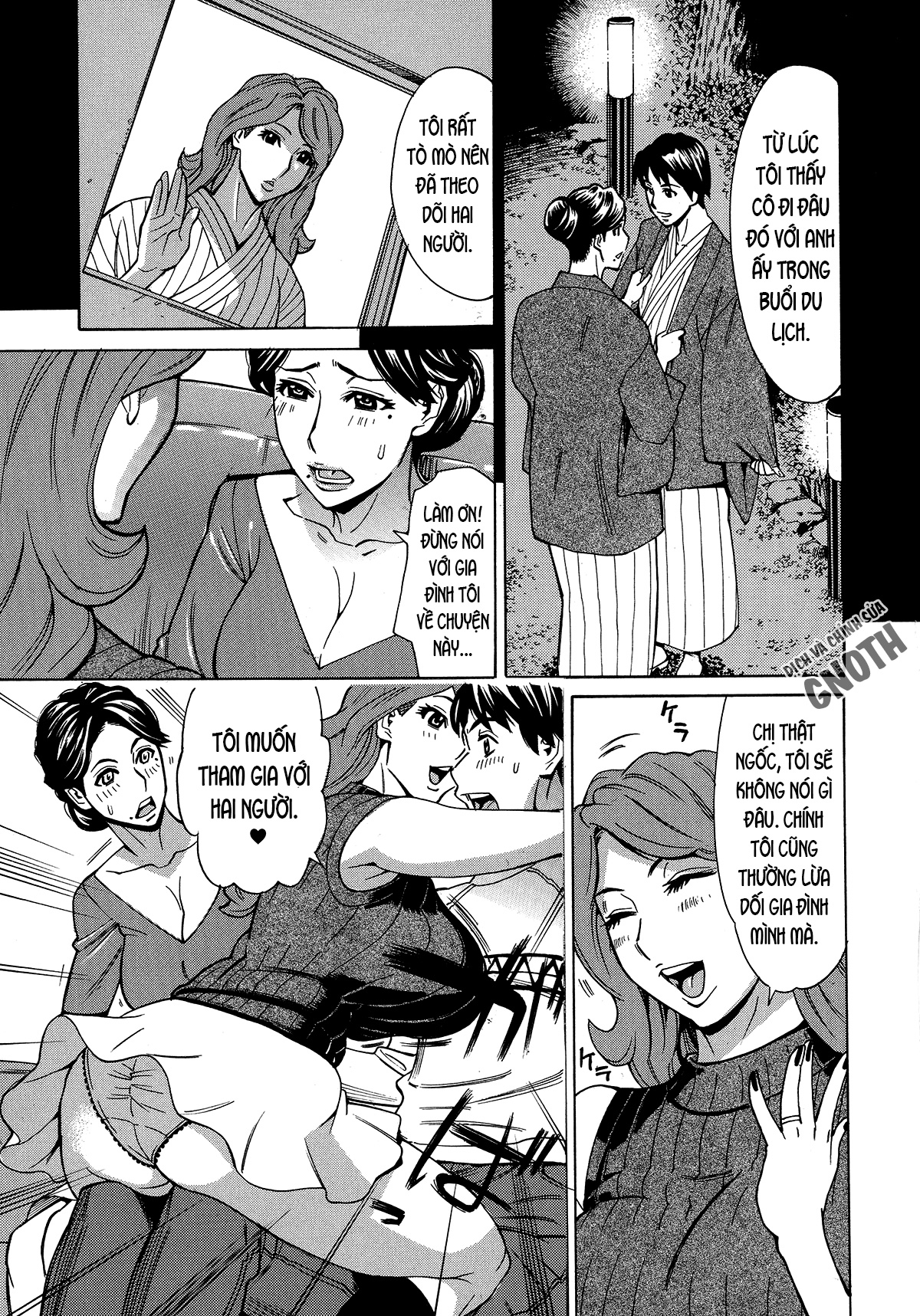 Đọc truyện hentai Hitozuma Koi Hanabi - Chap 3 - Ngoại tình với trai trẻ (3)