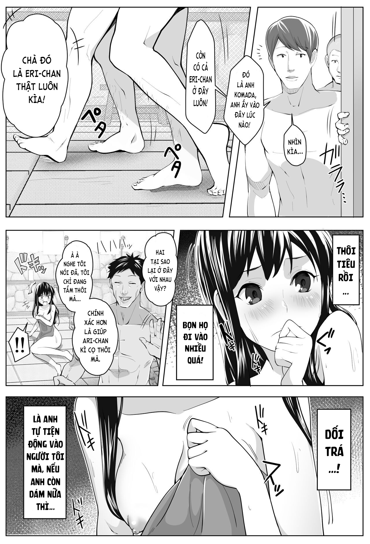 Đọc truyện hentai Nữ sinh ở kí túc xá nam - Chap 2