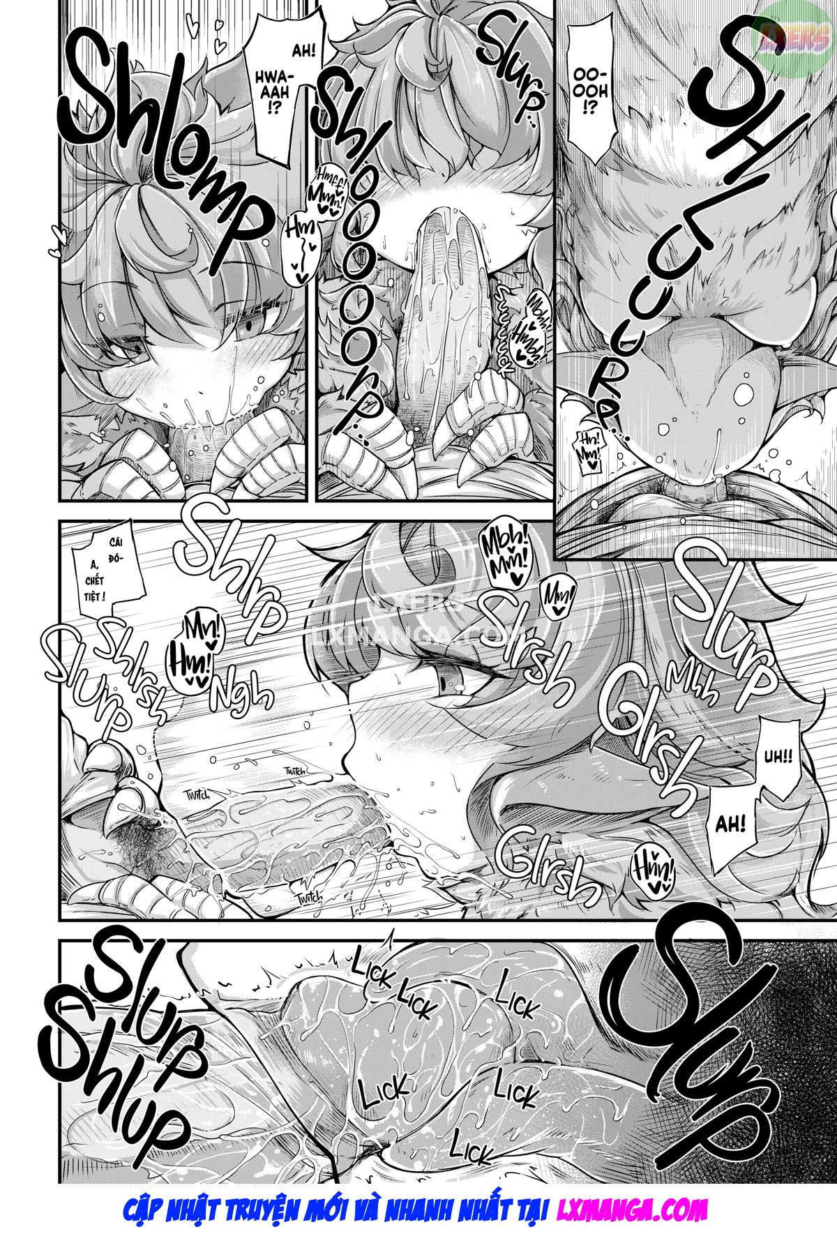 Đọc truyện hentai Tái thiết!? Thụ tinh giữa các loài - Chap 4