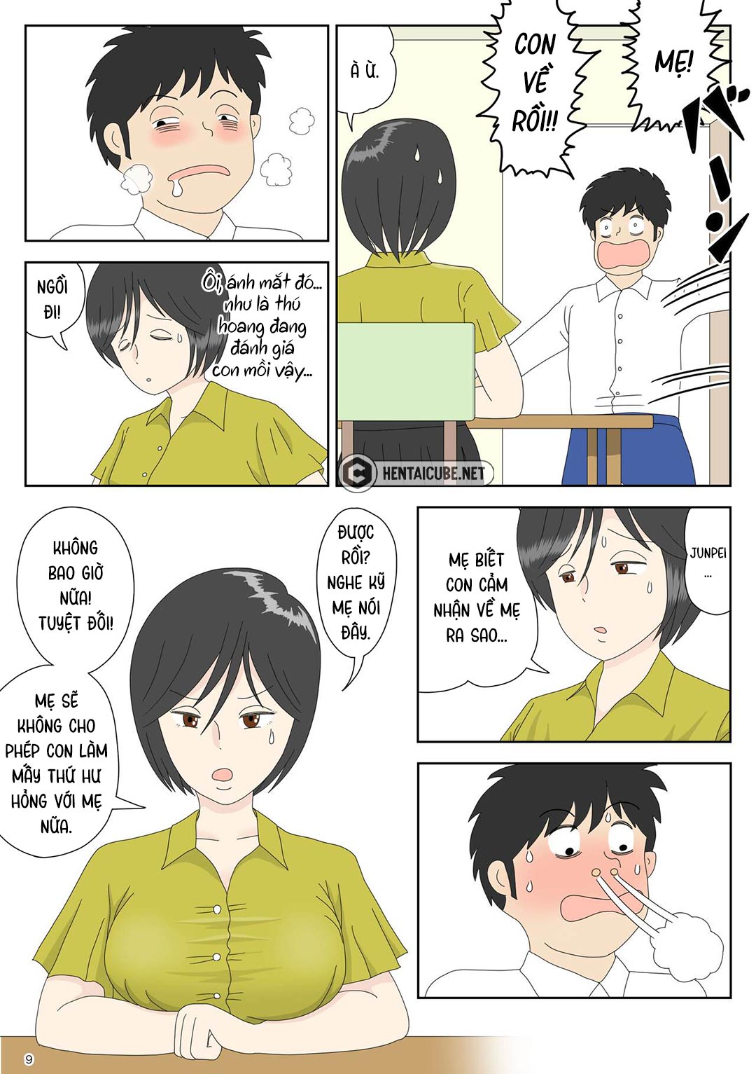 Đọc truyện hentai Bị mẹ phát hiện đang rình trộm thủ dâm - Chap 3 - Đỉnh cao sung sướng