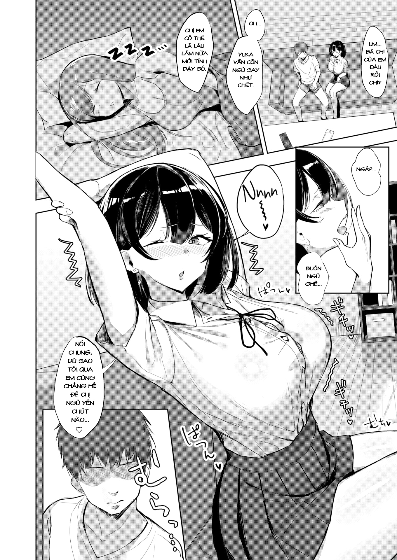 Đọc truyện hentai Cô Chị Reina Dú Bự Đến Chơi Nhà (Uncen) - Ước gì mình cũng có chị gái :( dẫn bạn đến chơi nhà