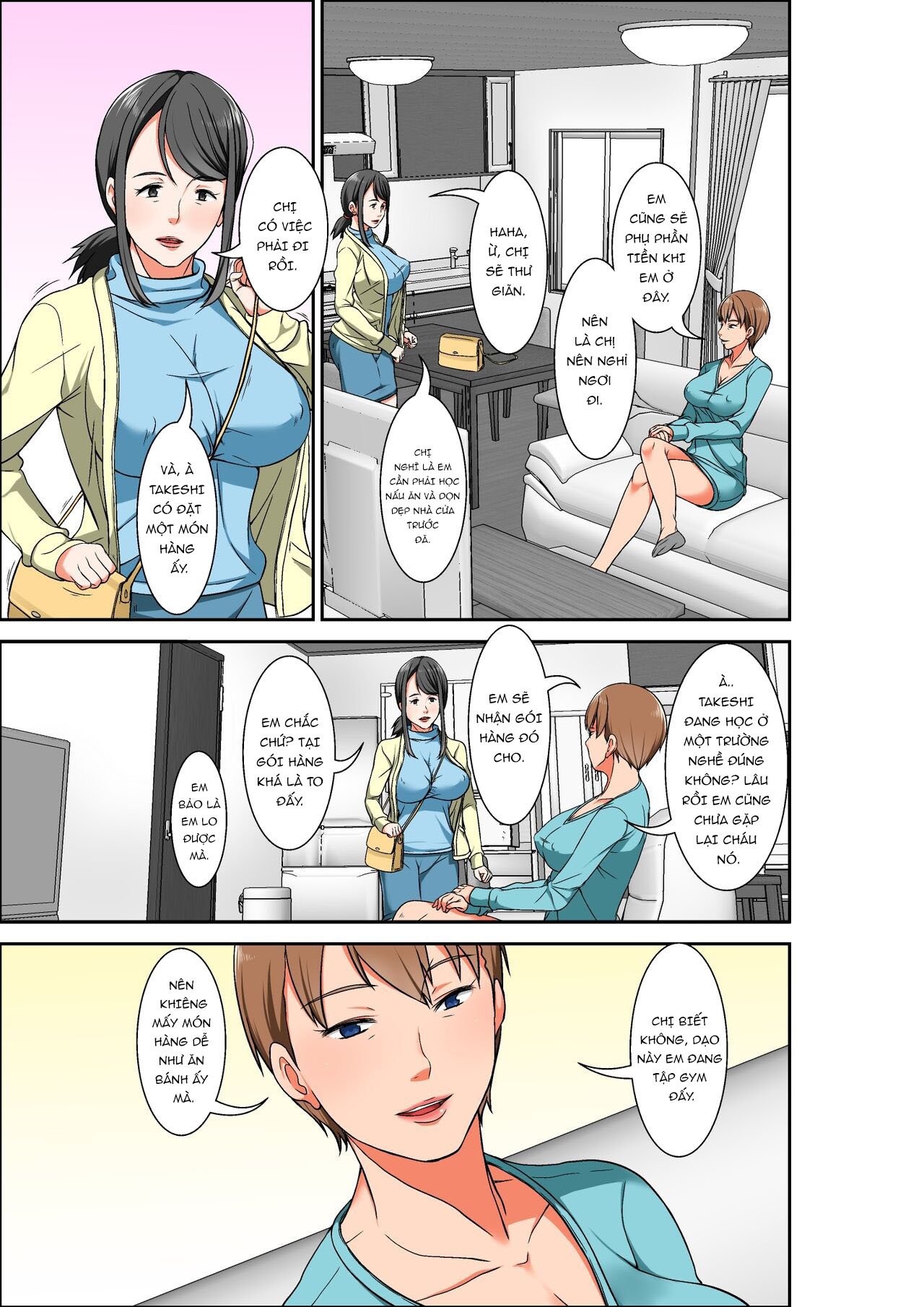 Đọc truyện hentai Tôi trả tiền để làm tình với mẹ, nhưng thay vào đó là bà dì siêu nhạy cảm. - Chap:1.1