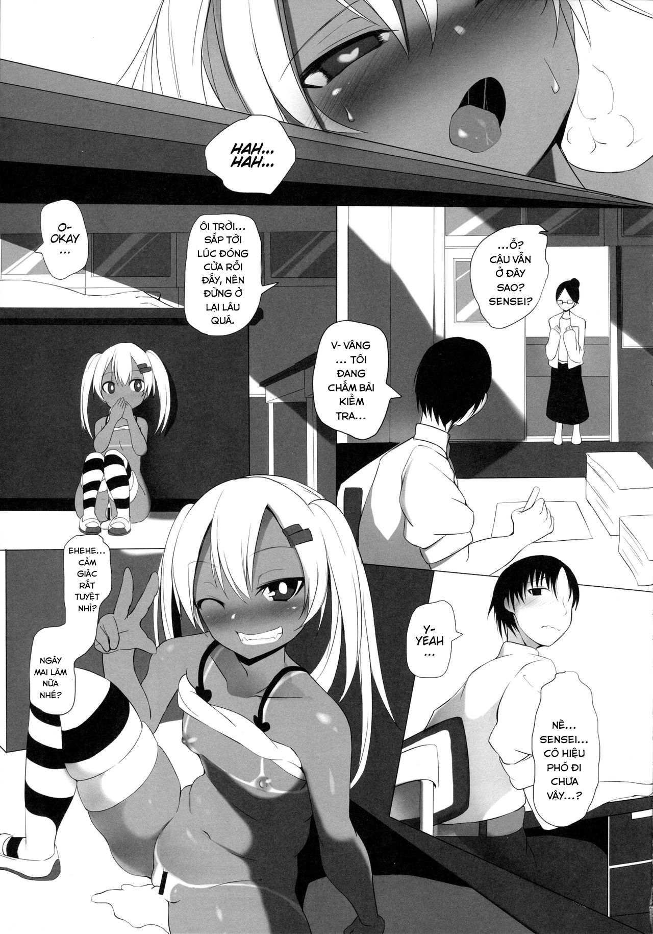 Đọc truyện hentai Cô bé da màu đĩ đượi. - Oneshot