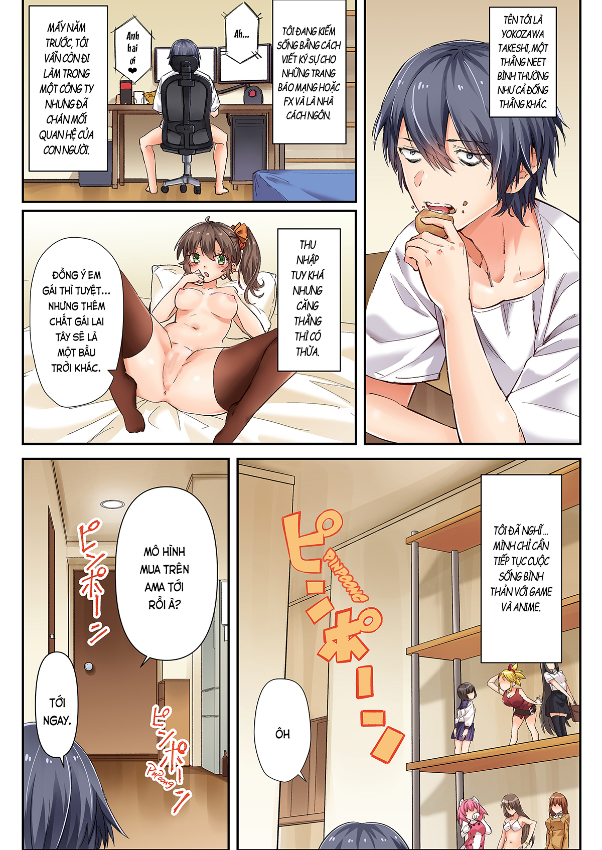 Đọc truyện hentai Gái lai Tây nhà bên mê trai thiệt nhưng lại tốt không ngờ (nguyên tác) - Oneshot