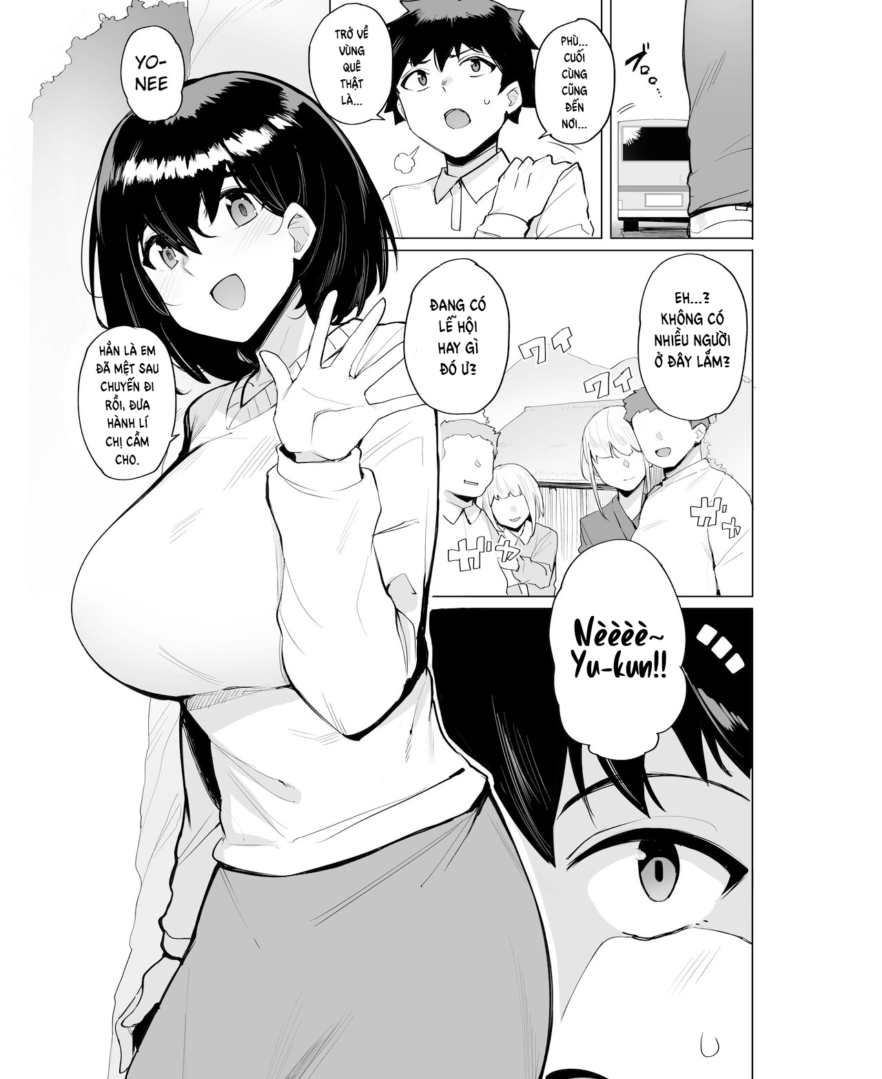 Đọc truyện hentai Nhà trọ của 3 chị em nhà nghèo phục vụ kinh doanh - Chap 1