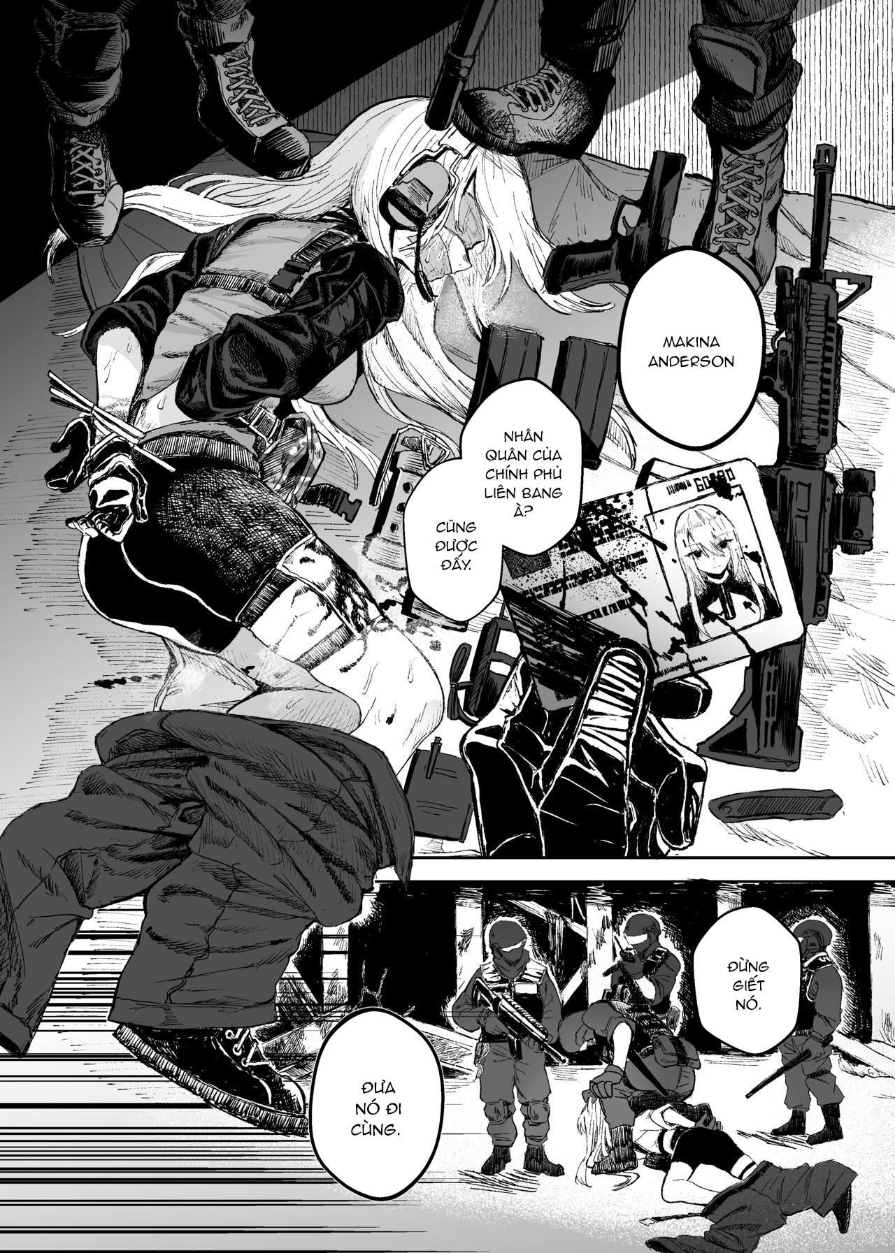 Đọc truyện hentai Thiếu nữ quân nhân thua trận - Oneshot