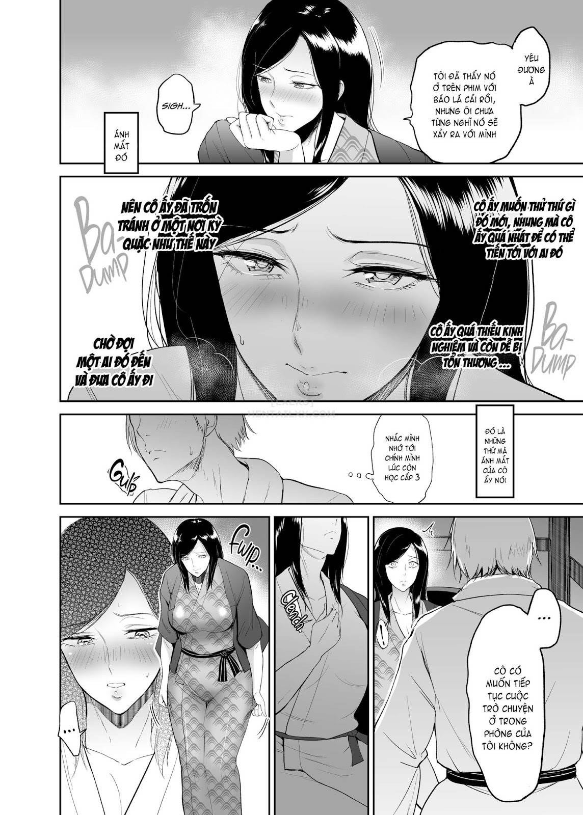 Đọc truyện hentai Hot Springs With Mrs. Taeko - Oneshot
