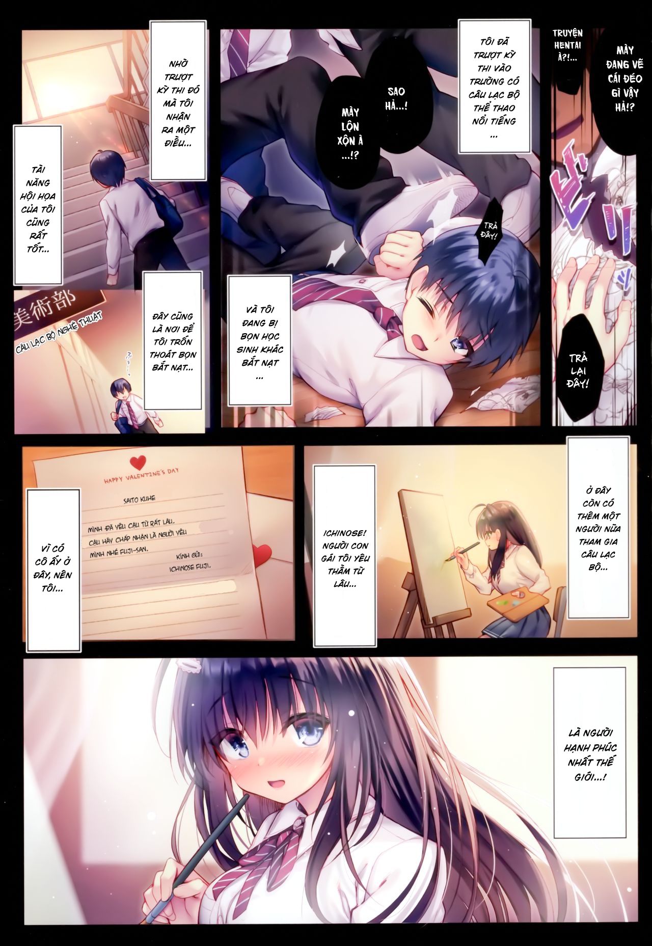 Đọc truyện hentai Chuyện tình câu lạc bộ vẽ Oneshot