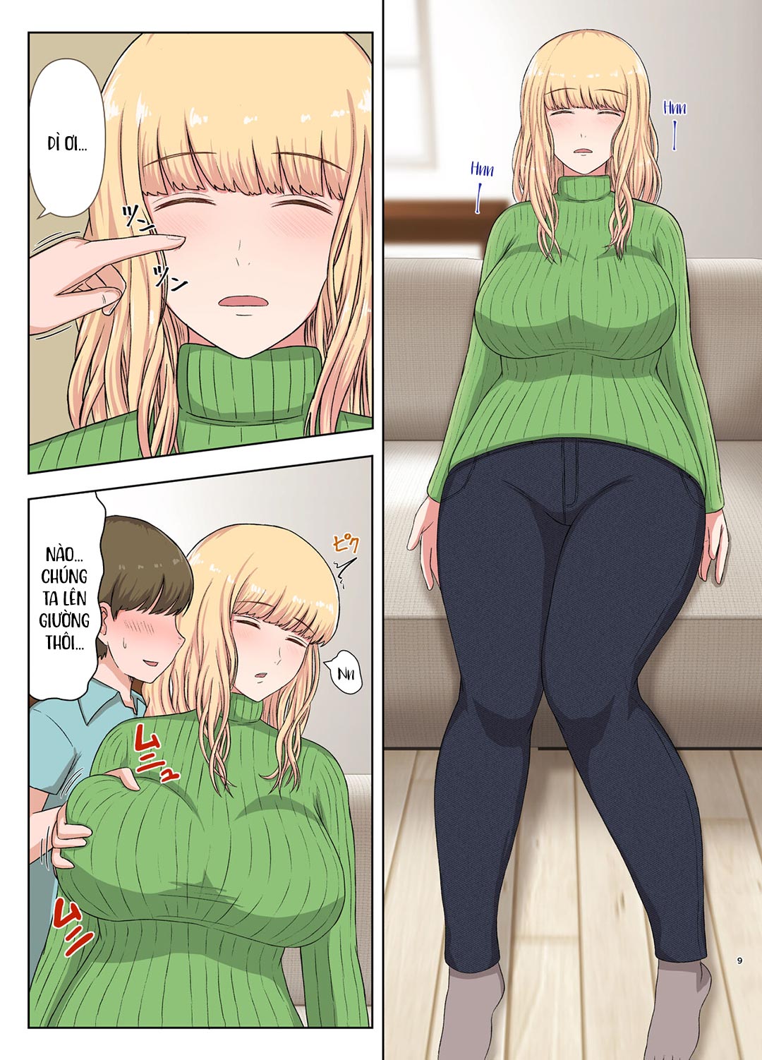 Đọc truyện hentai Hấp diêm người dì tóc vàng đang ngủ say - Oneshot