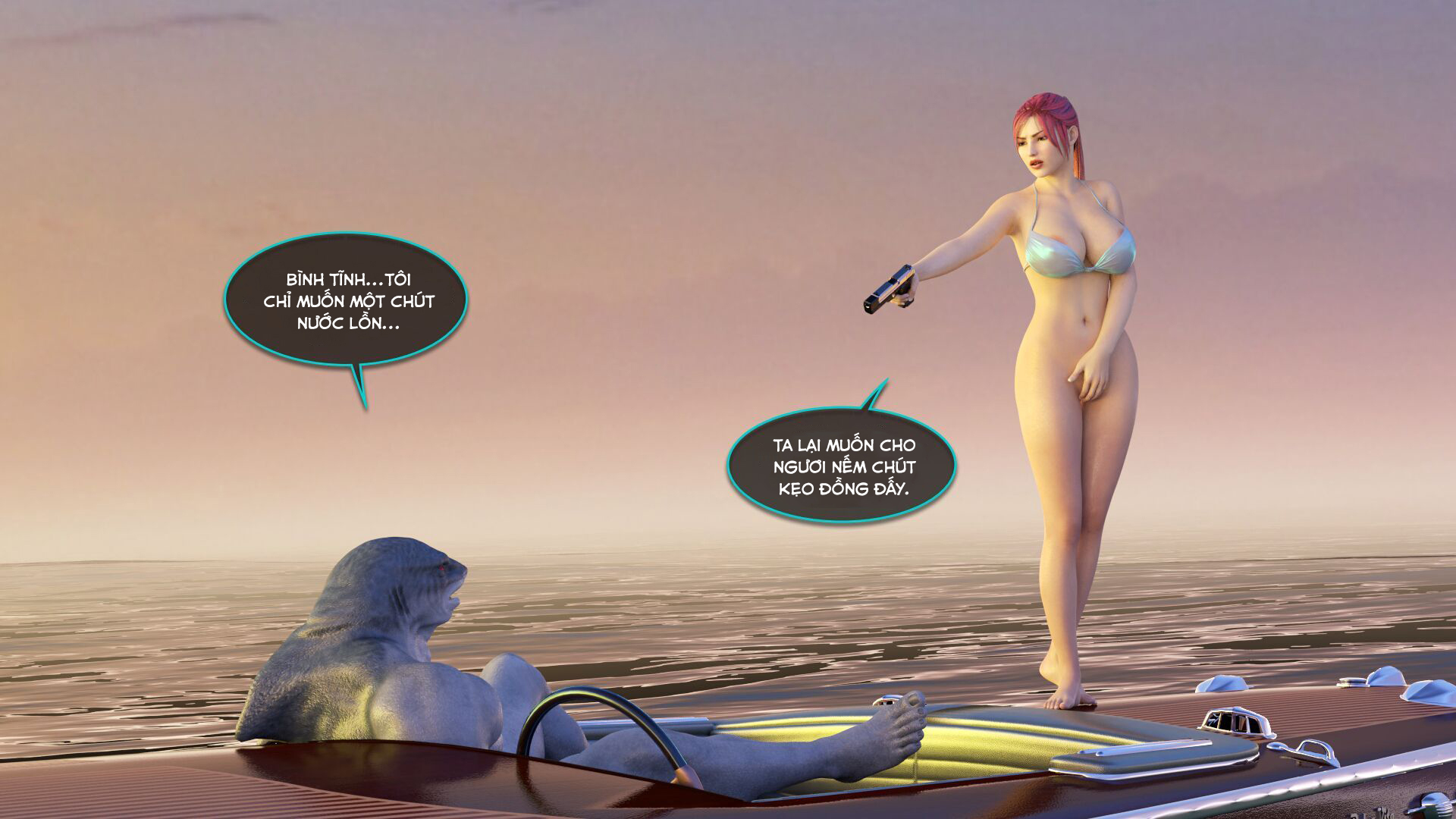 Đọc truyện hentai Velna - Chap 3: Ocean Threat