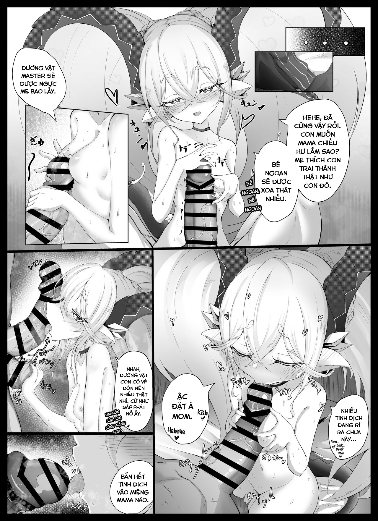 Đọc truyện hentai Tình mẫu tử của Tiamat - Oneshot