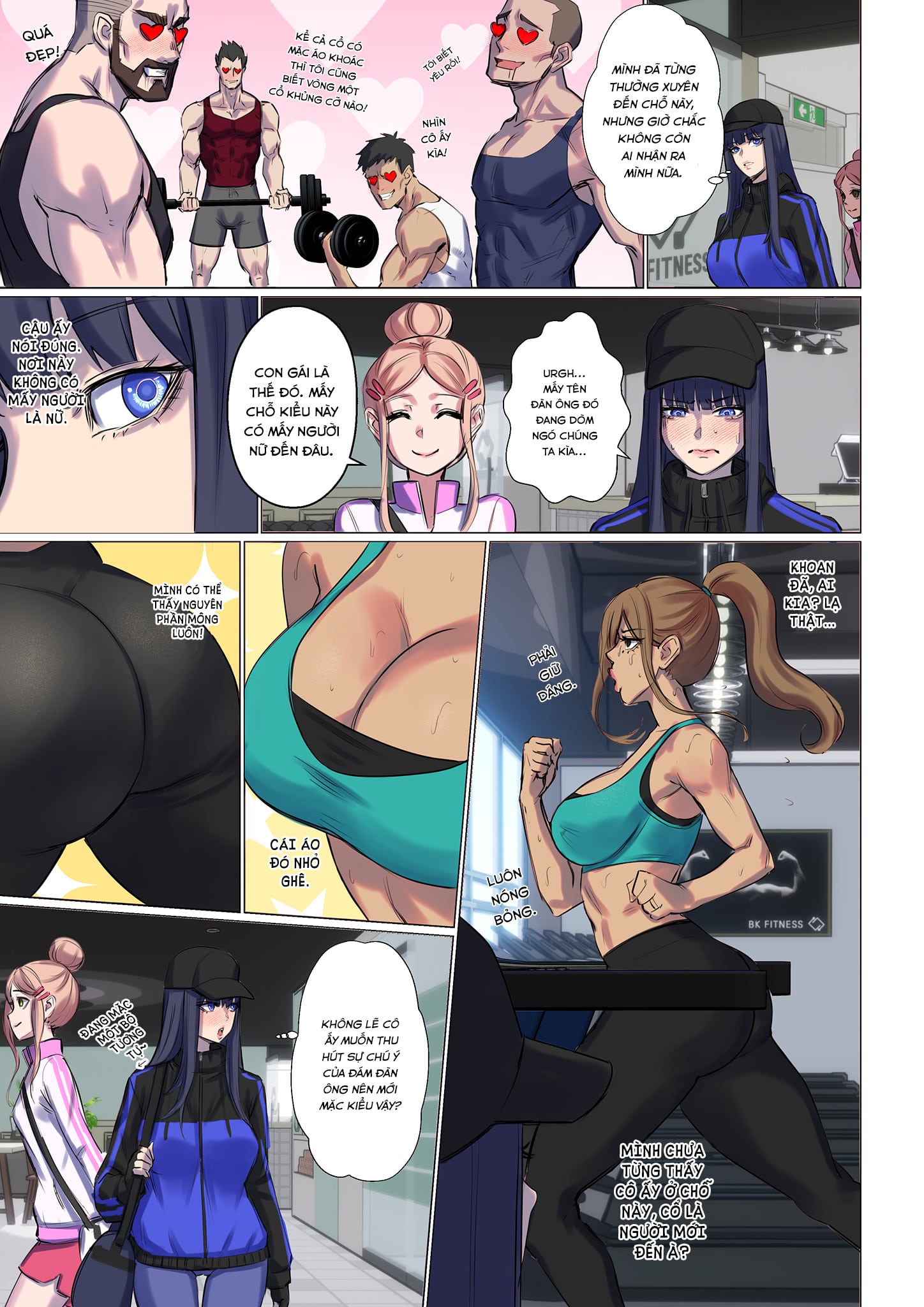 Đọc truyện hentai Bắt cóc người ngoài hành tinh - Chap 3 - Phòng gym