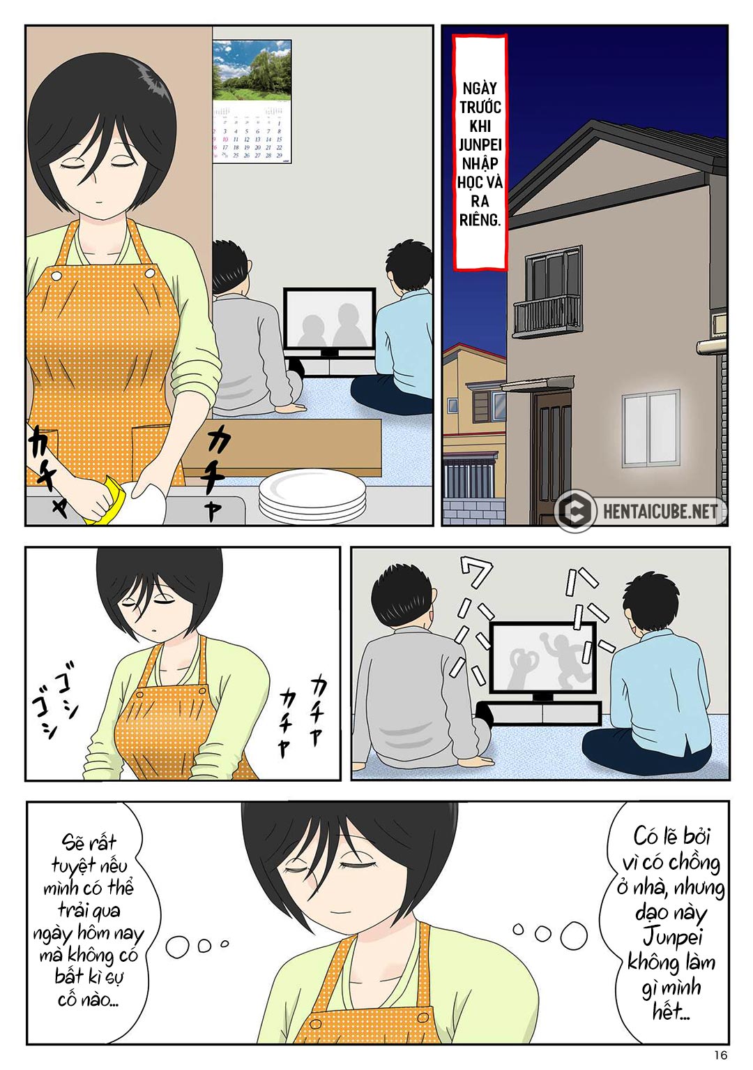 Đọc truyện hentai Bị mẹ phát hiện đang rình trộm thủ dâm - Chap 4 - Thú vui của con trai tôi