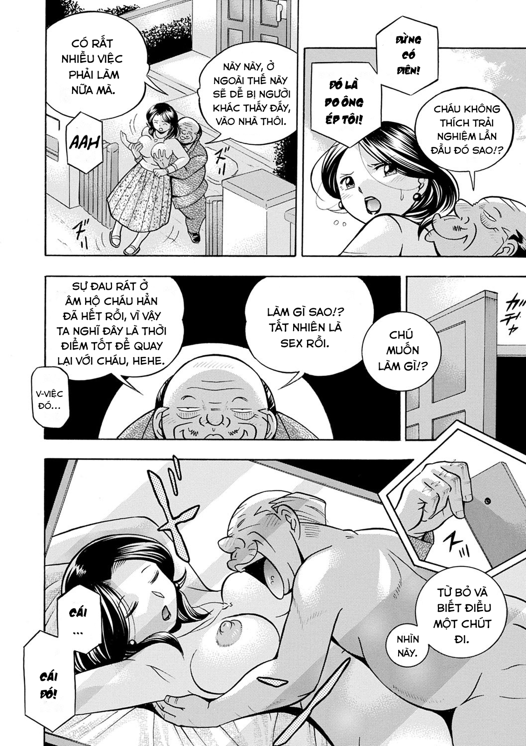 Đọc truyện hentai Bác độc ác Chap 2
