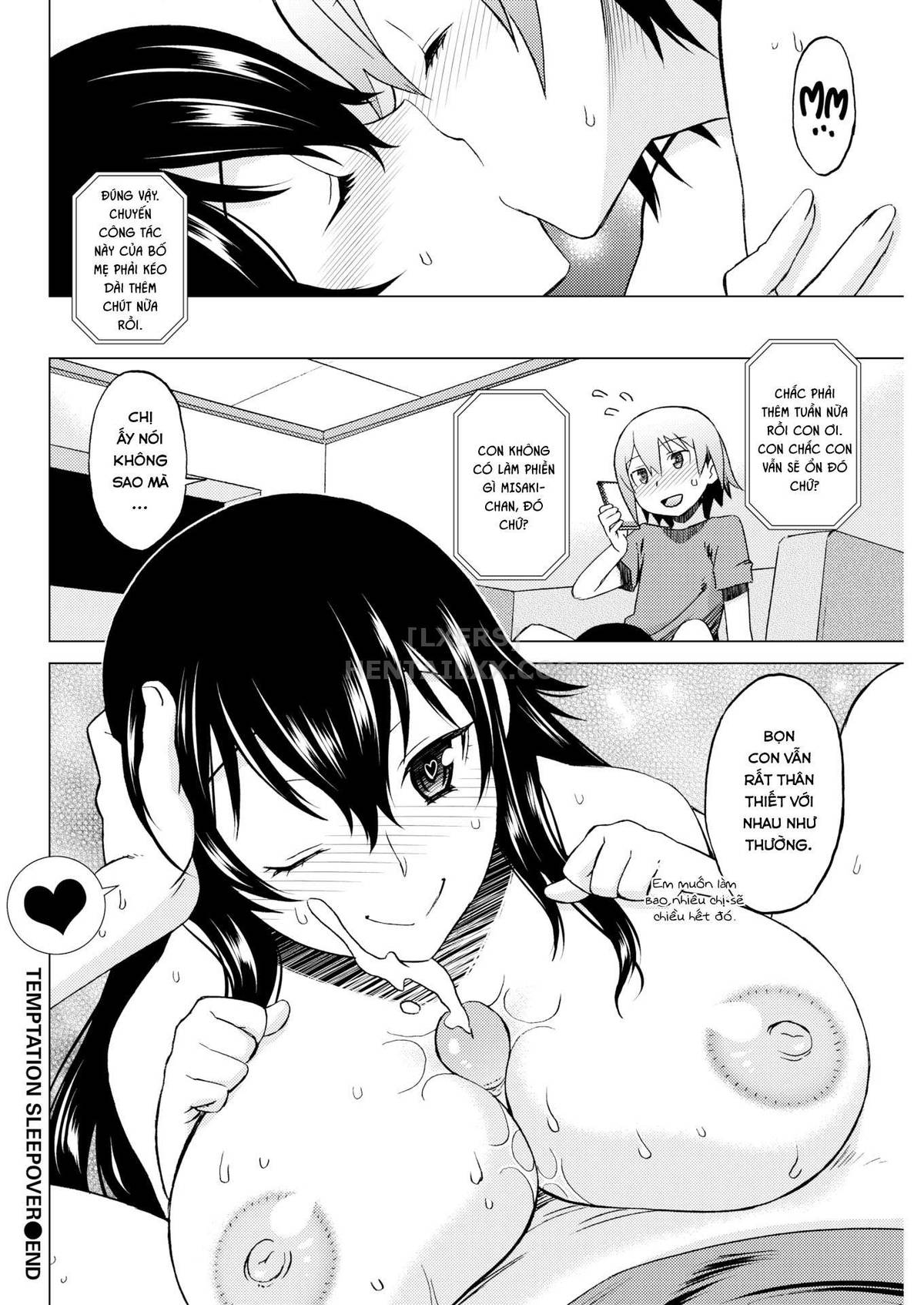 Đọc truyện hentai Temptation Sleepover - Oneshot