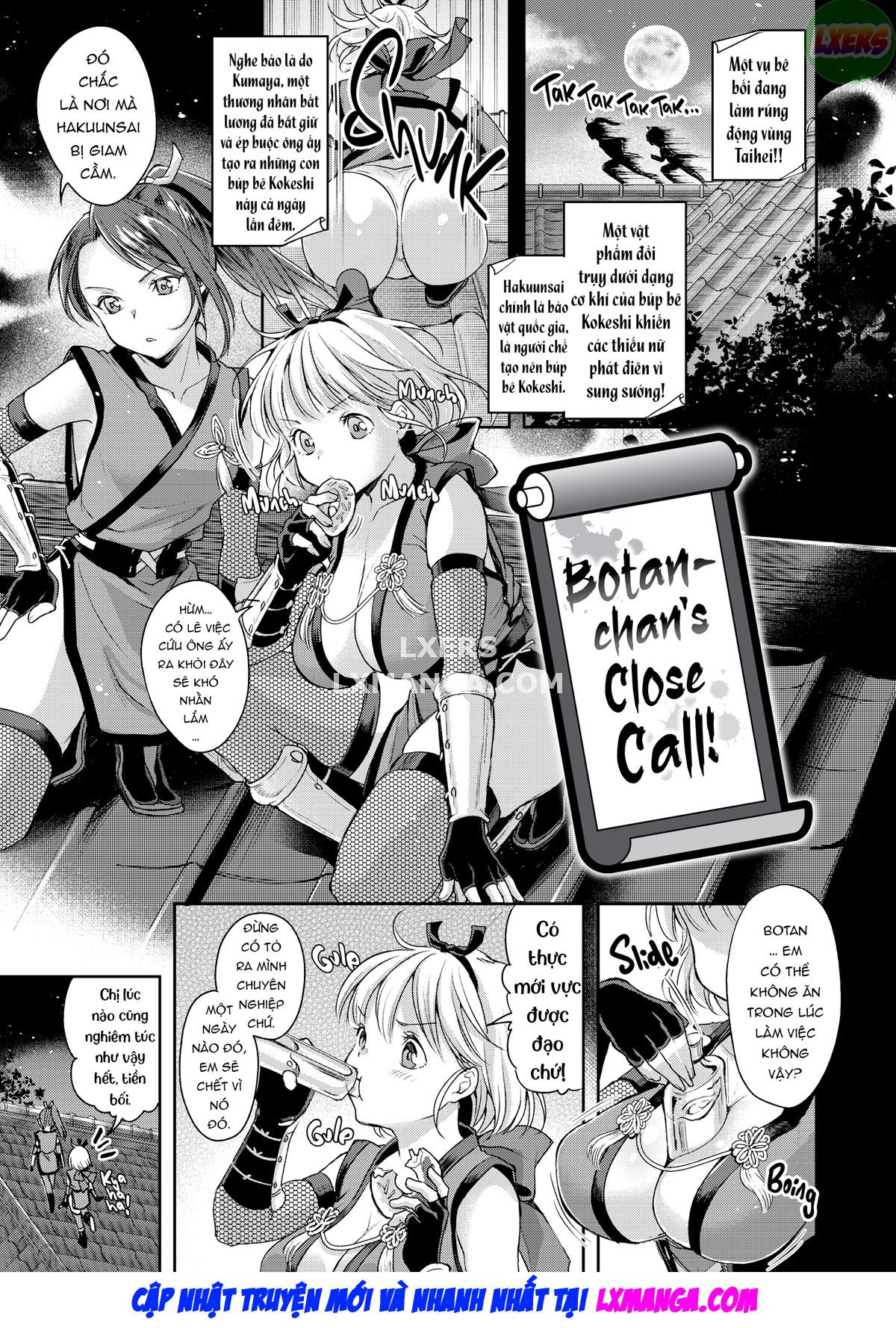 Đọc truyện hentai Botan-chan đang gặp nguy hiểm! - Oneshot