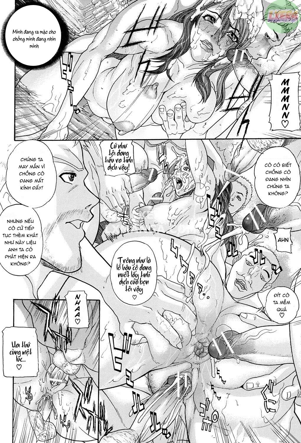 Đọc truyện hentai Vợ tin đồn là đồ biến thái Chap 4