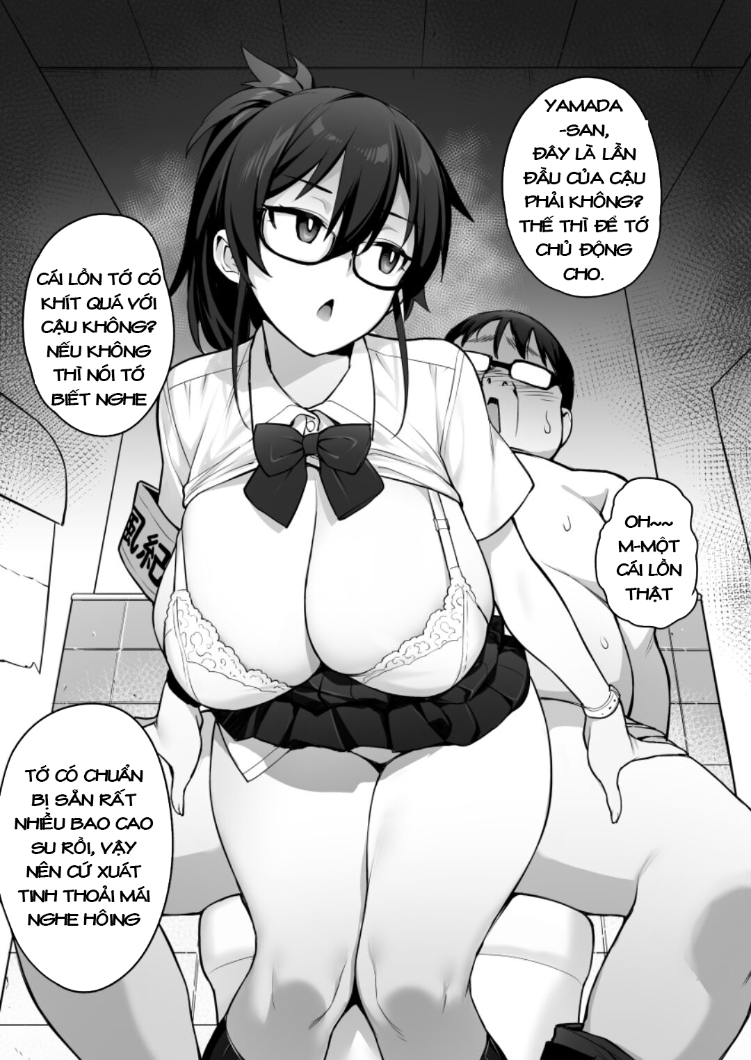 Đọc truyện hentai Hội Trưởng Ban Kỷ Luật Dú Bò Nứng Lồn Mẫn Cán Bảo Vệ Sự An Toàn Của Nhà Trường~ - Chap 1. Phiên Bản Đeo Kính? -Ongoing-