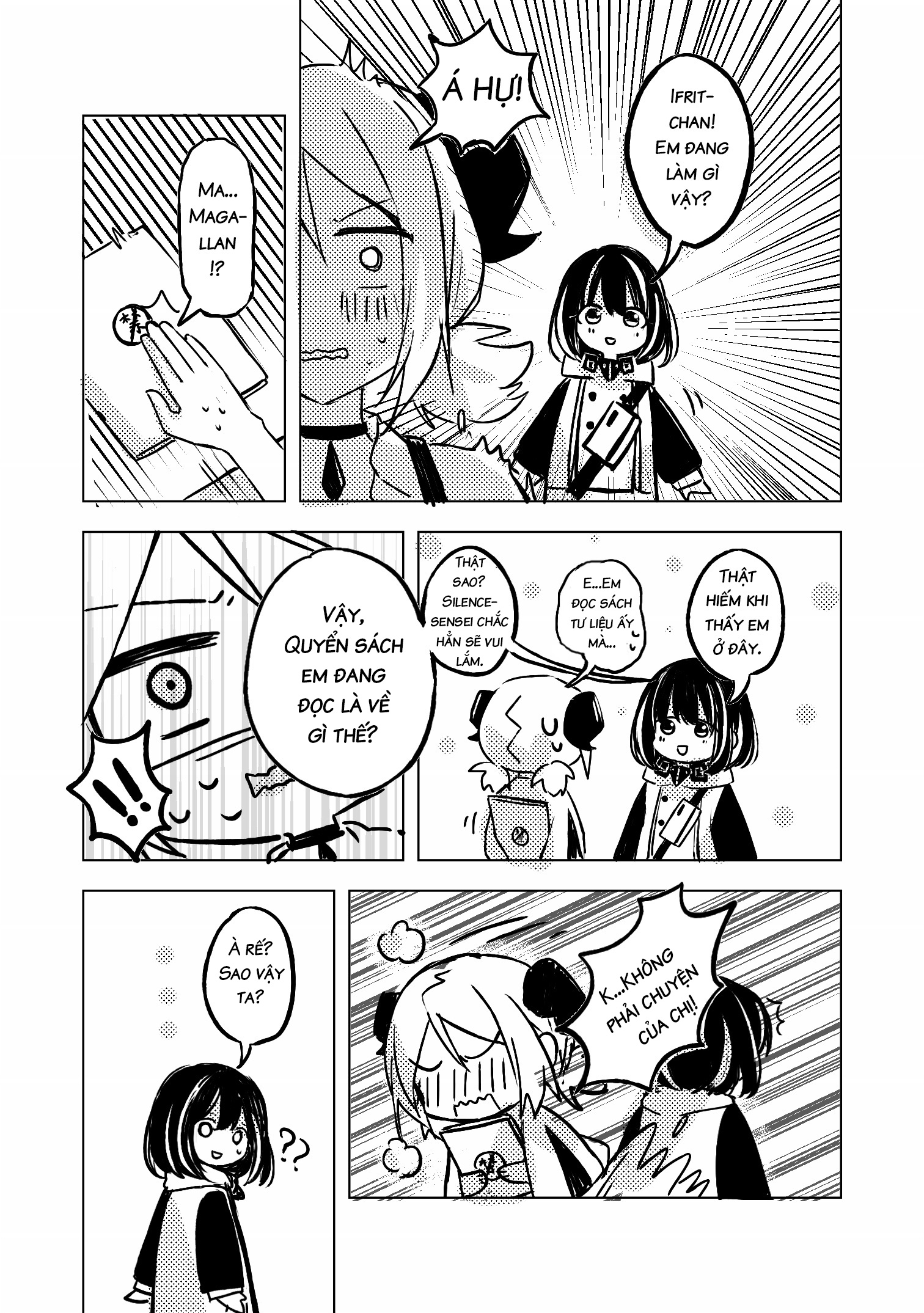Đọc truyện hentai Lần đầu làm chuyện ấy - Ifrit x Eyjafjalla (Arknights) - Oneshot